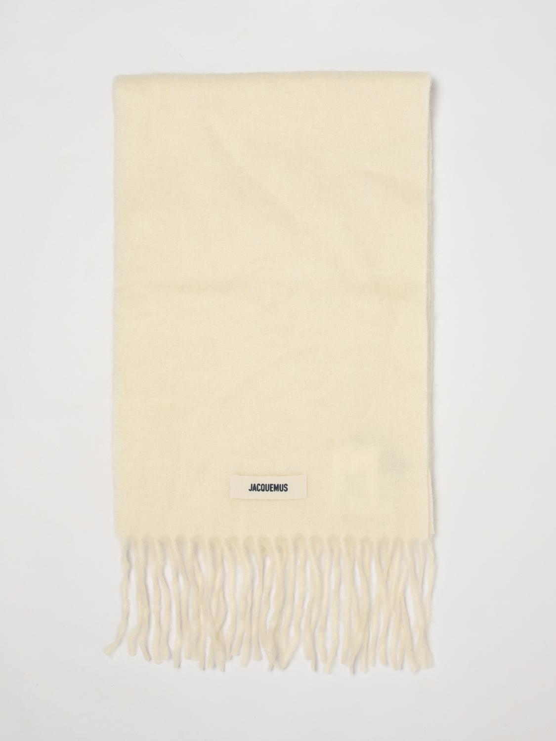JACQUEMUS SCIARPA: Sciarpa donna Jacquemus, Bianco - Img 1