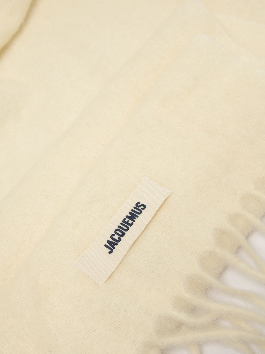 JACQUEMUS SCIARPA: Sciarpa donna Jacquemus, Bianco - Img 3