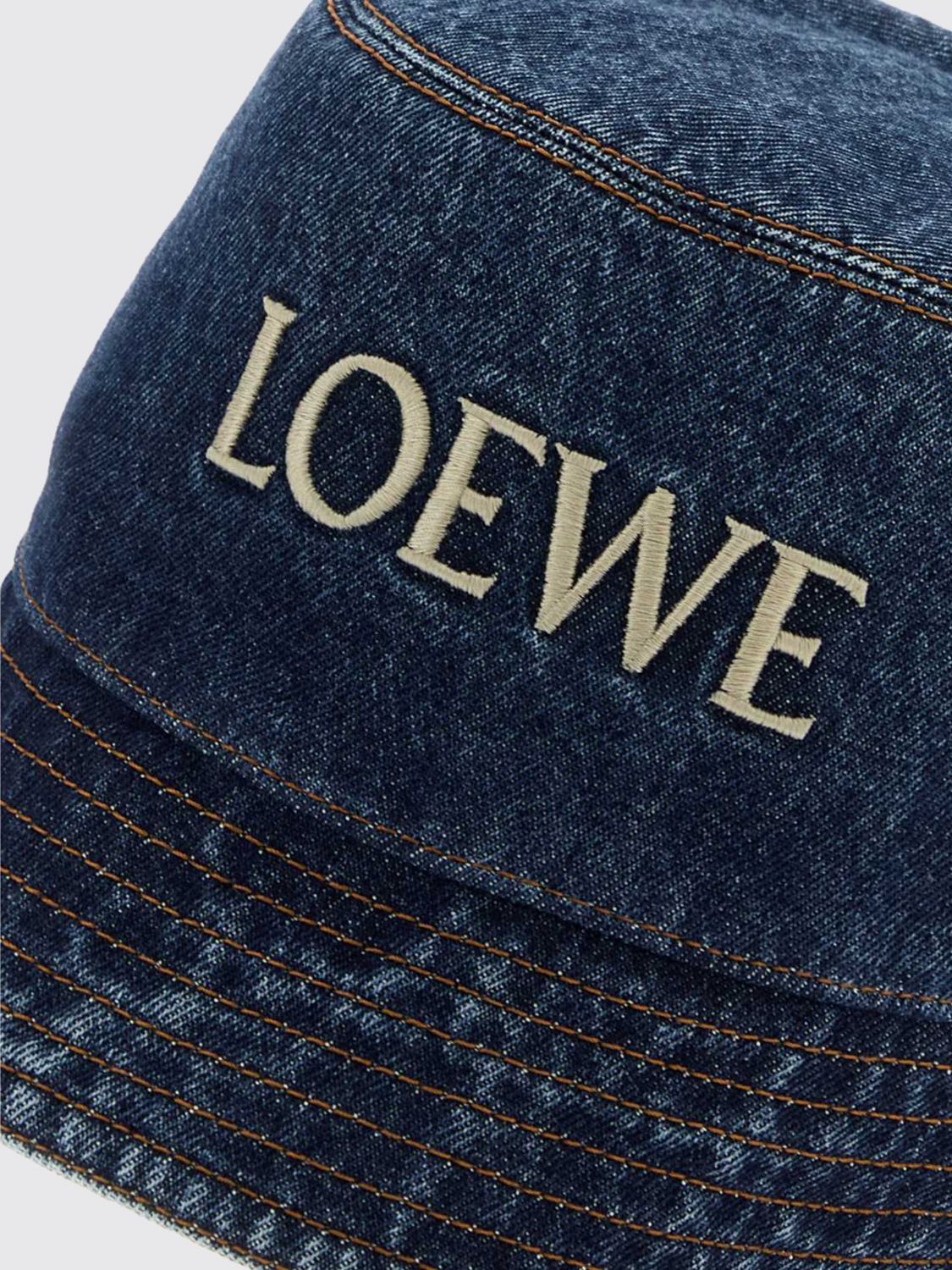 LOEWE 帽子: 帽子 メンズ Loewe, デニム - Img 3