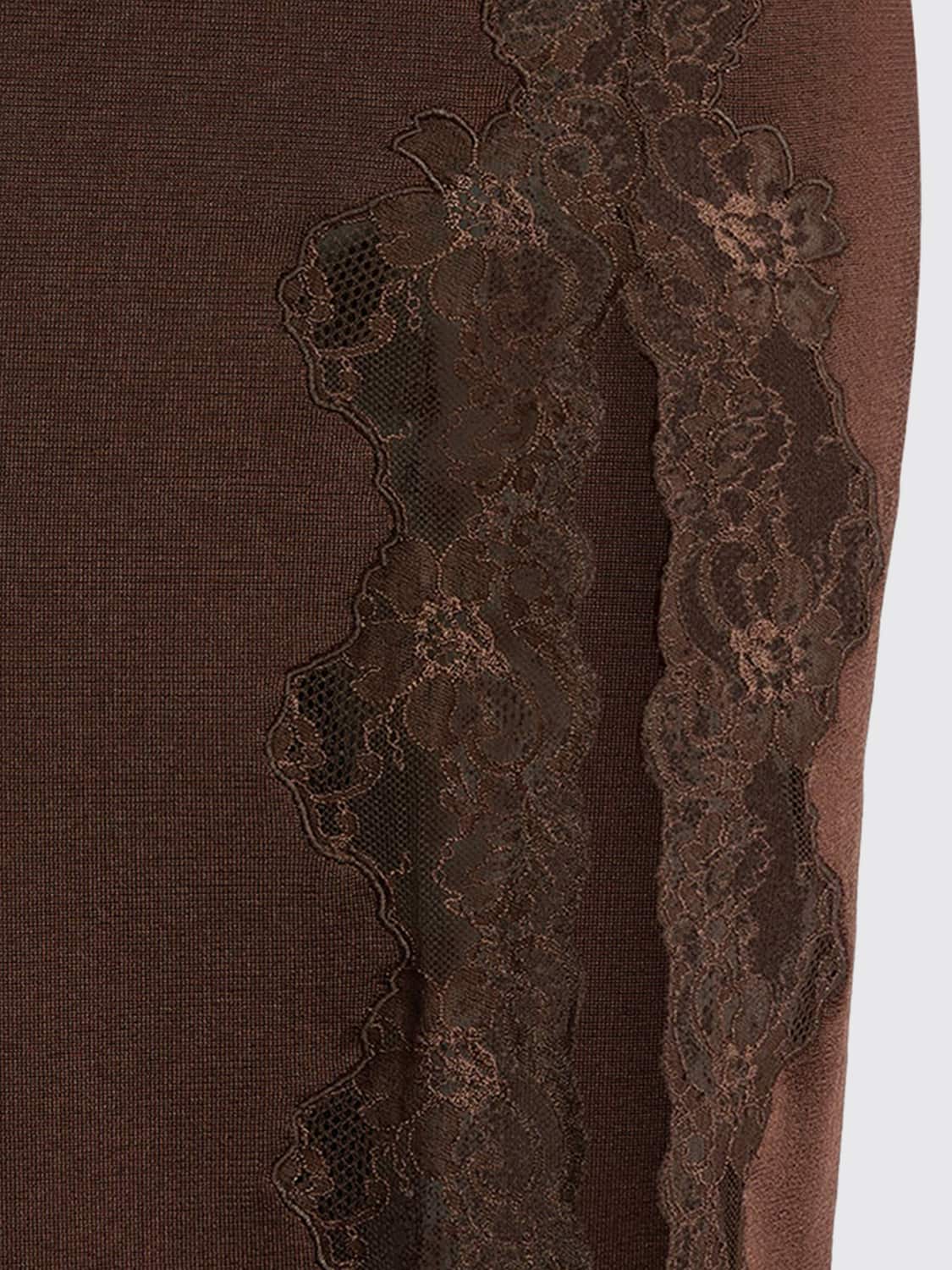 BALMAIN FALDA: Falda mujer Balmain, Marrón - Img 4