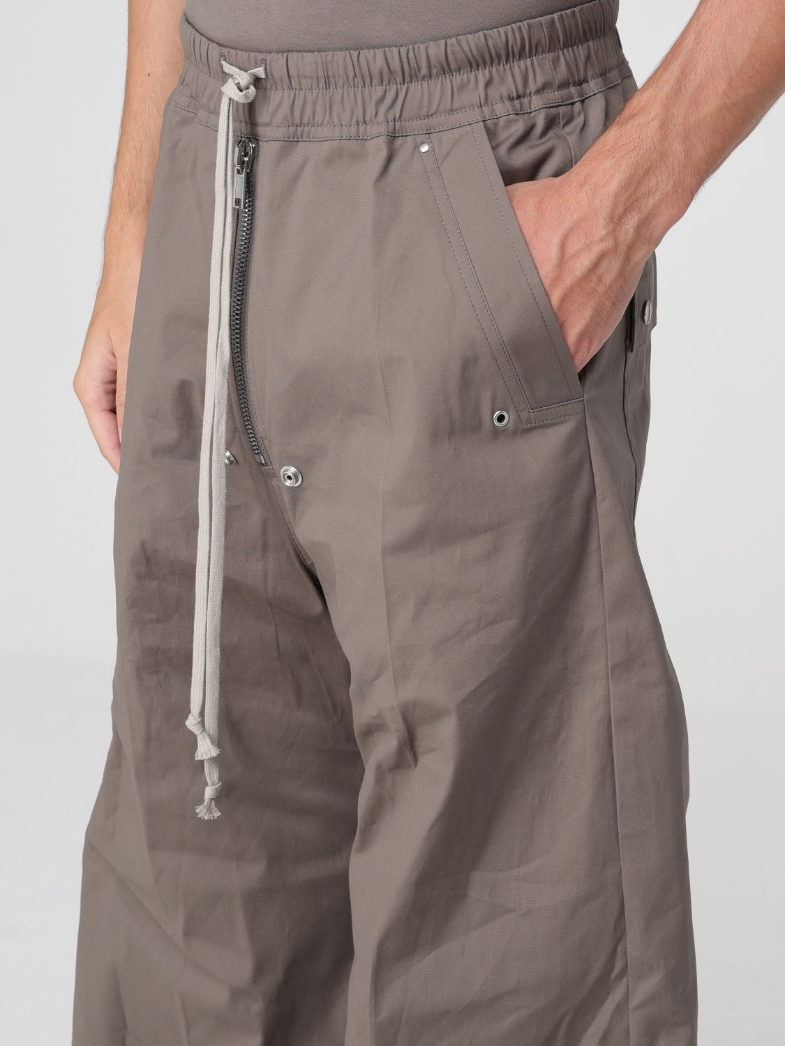 RICK OWENS 裤子: 裤子 男士 Rick Owens, 铁锈色 - Img 5
