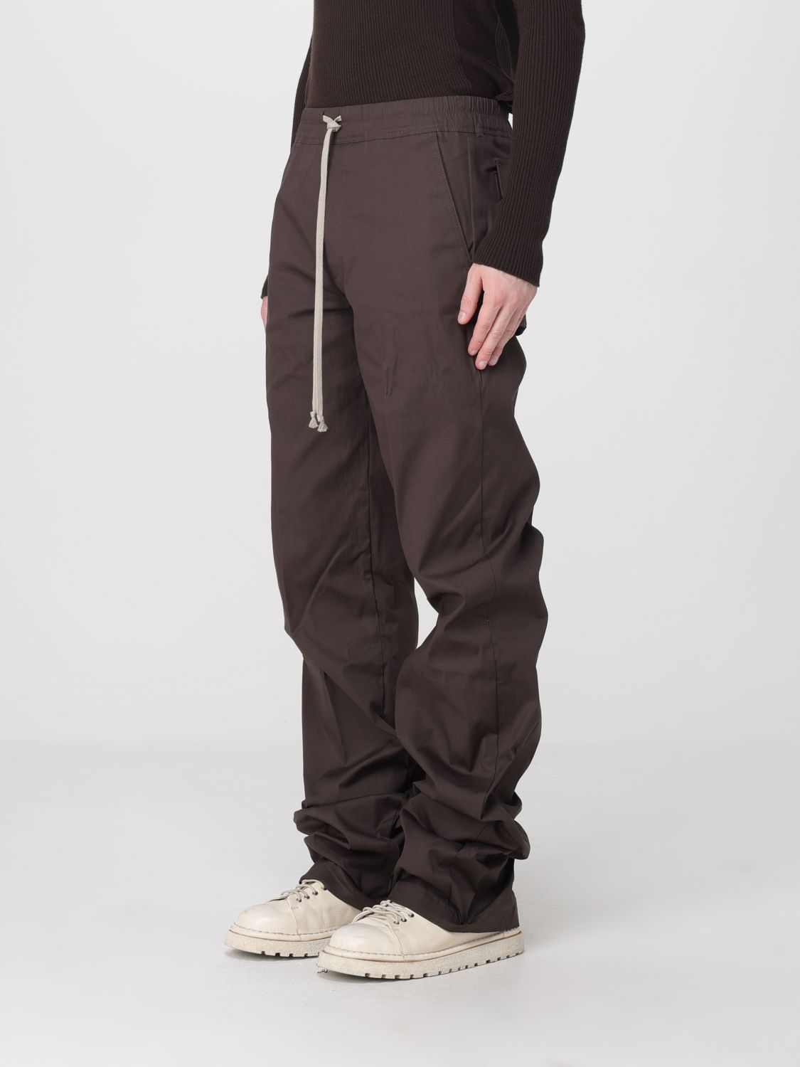 RICK OWENS 裤子: 裤子 男士 Rick Owens, 棕色 - Img 4