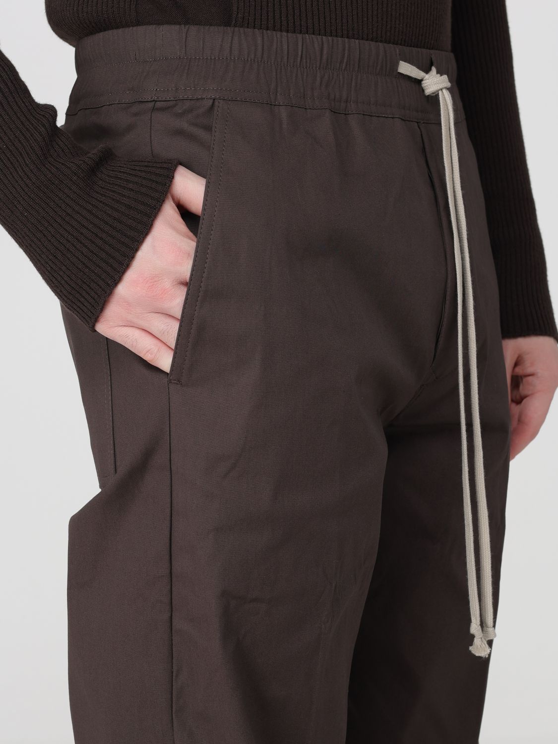 RICK OWENS 裤子: 裤子 男士 Rick Owens, 棕色 - Img 5