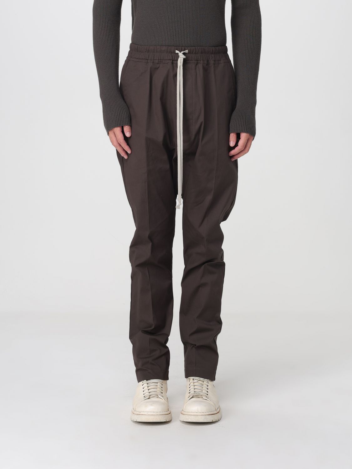 RICK OWENS 裤子: 裤子 男士 Rick Owens, 棕色 - Img 1