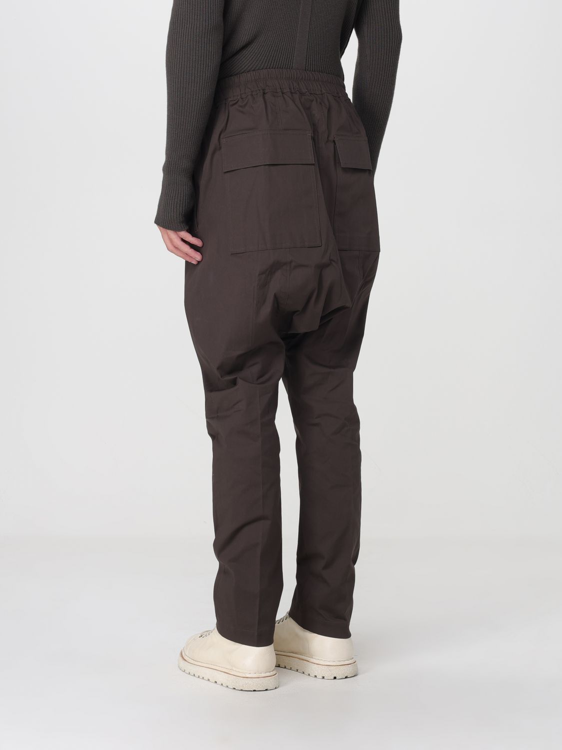 RICK OWENS 裤子: 裤子 男士 Rick Owens, 棕色 - Img 3
