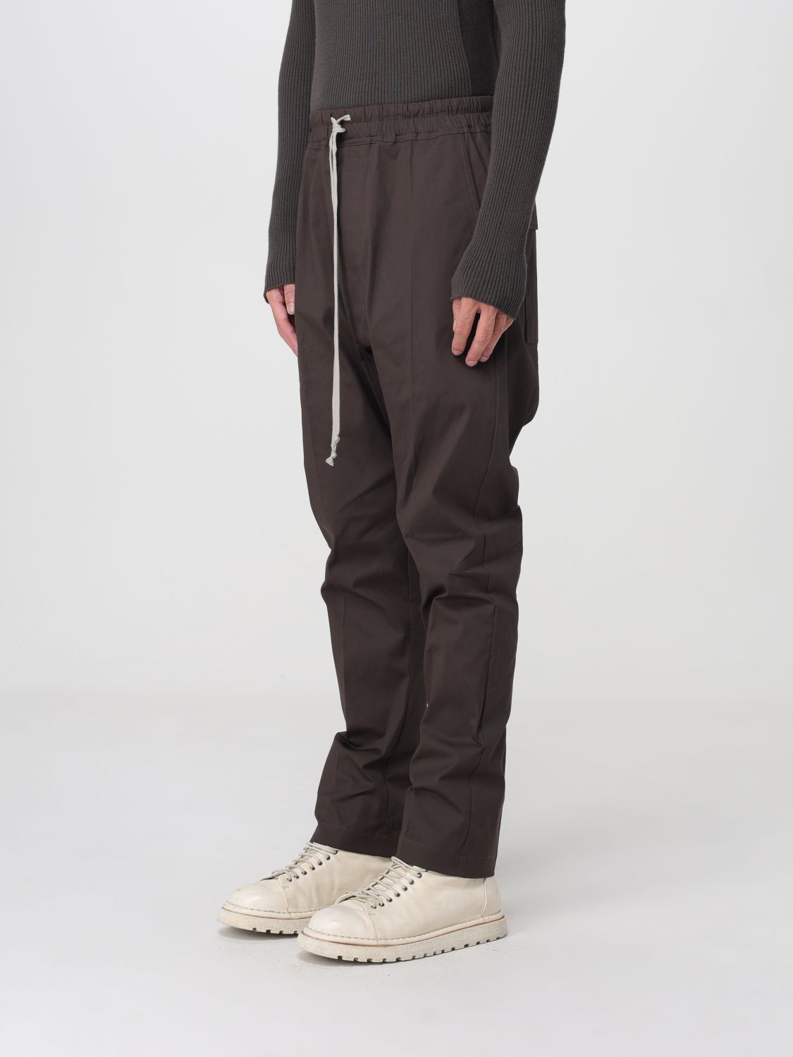 RICK OWENS 裤子: 裤子 男士 Rick Owens, 棕色 - Img 4