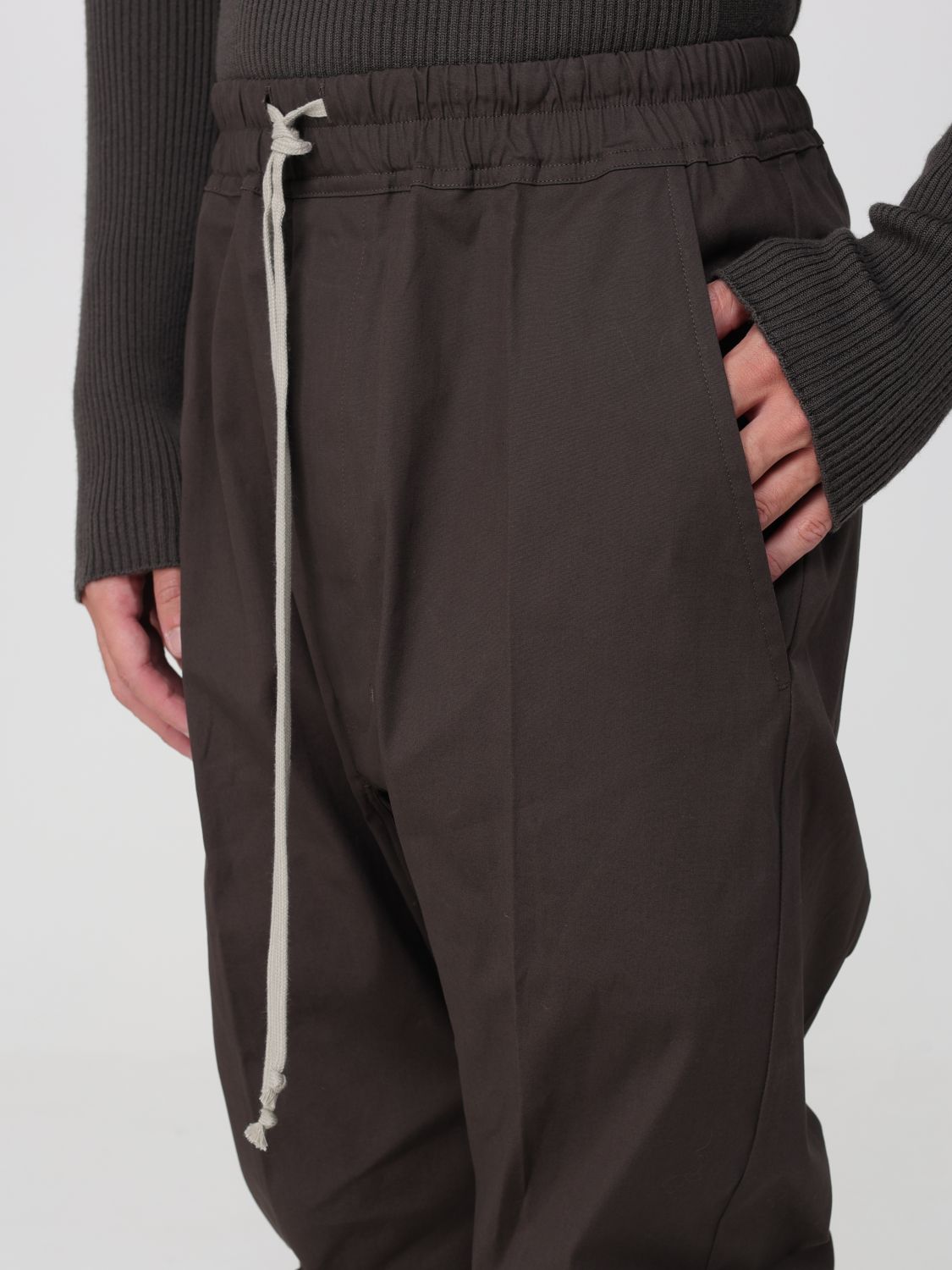 RICK OWENS 裤子: 裤子 男士 Rick Owens, 棕色 - Img 5