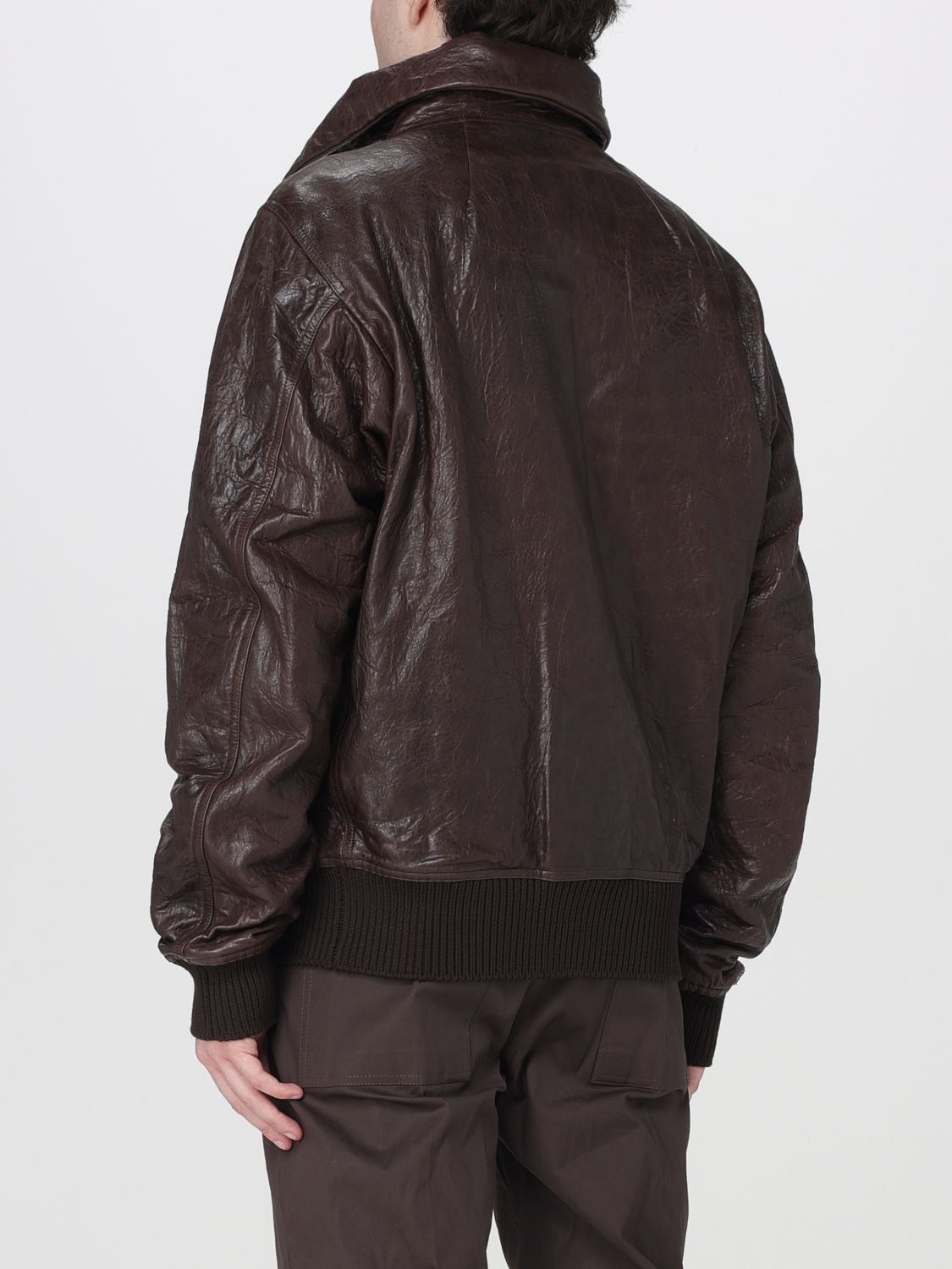 RICK OWENS 外套: 外套 男士 Rick Owens, 灰色 - Img 3
