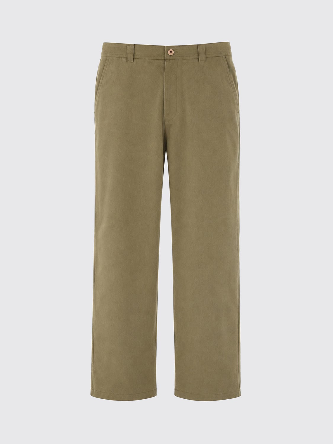 A.P.C. PANTS: A.P.C. Straight-Fit Mid-Rise Cotton Trousers with Slant Pockets, Beige - Img 2