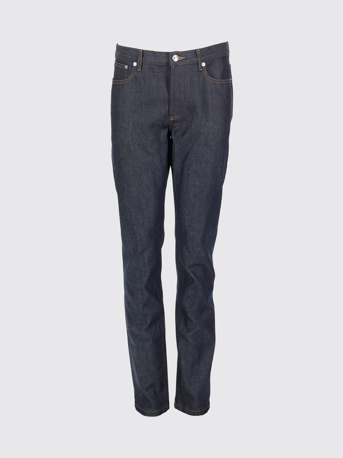 A.P.C. JEANS: A.P.C. Slim Fit Mid-Rise Five-Pocket Denim Jeans, Denim - Img 2