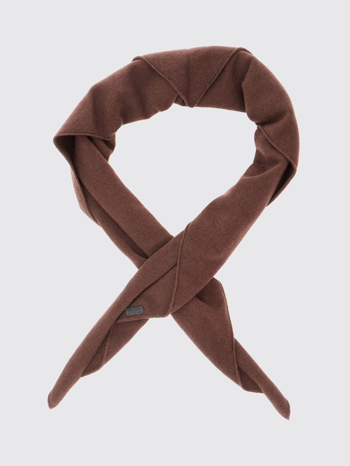 BRUNELLO CUCINELLI SCHAL: Schal damen Brunello Cucinelli, Braun - Img 2