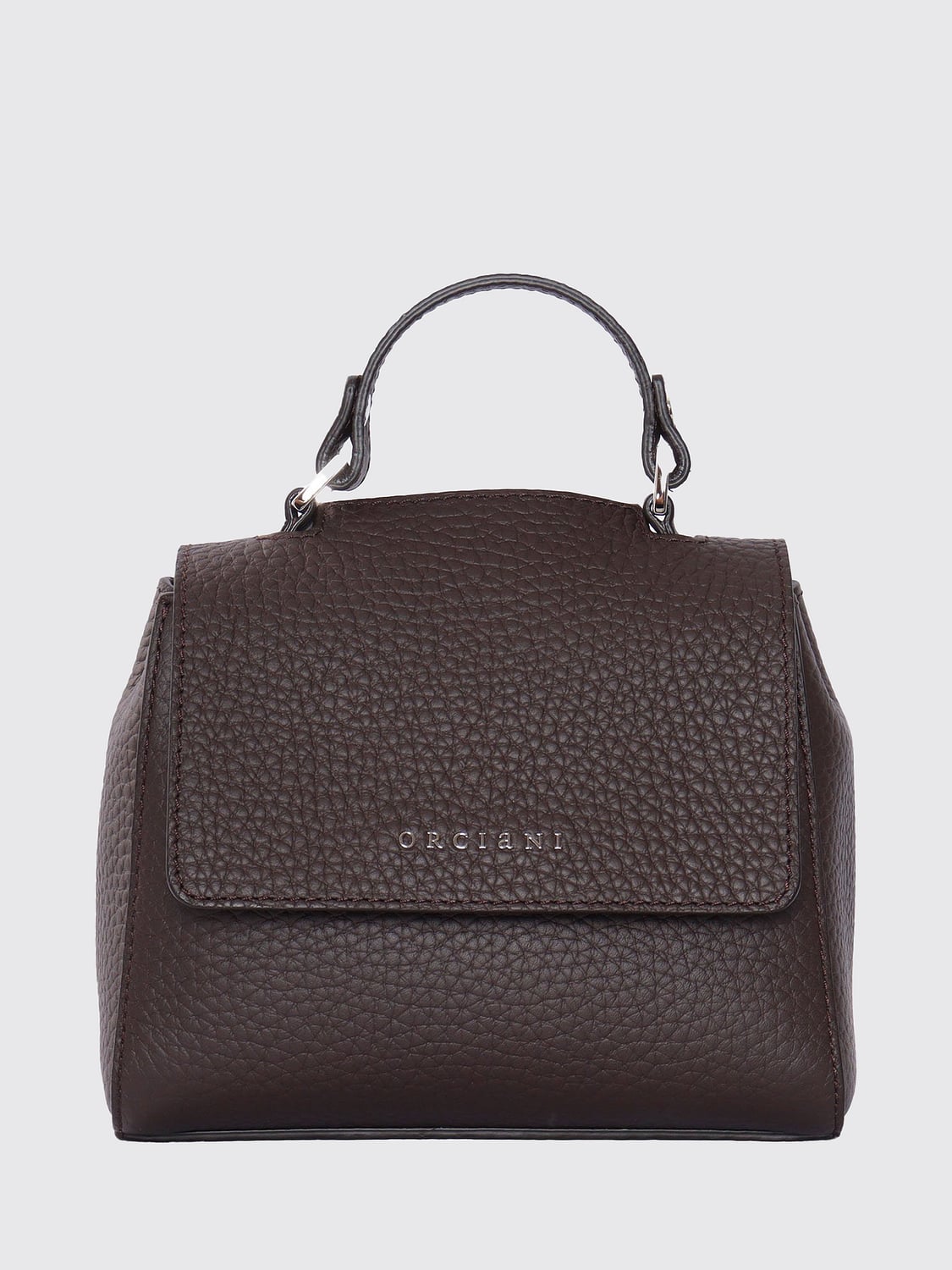 ORCIANI MINI BAG: Shoulder bag woman Orciani, Brown - Img 1