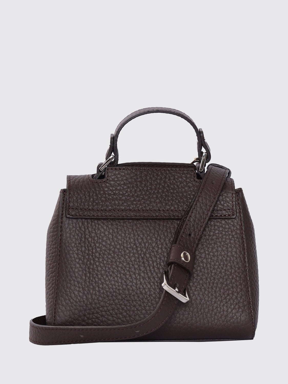 ORCIANI MINI BAG: Shoulder bag woman Orciani, Brown - Img 2