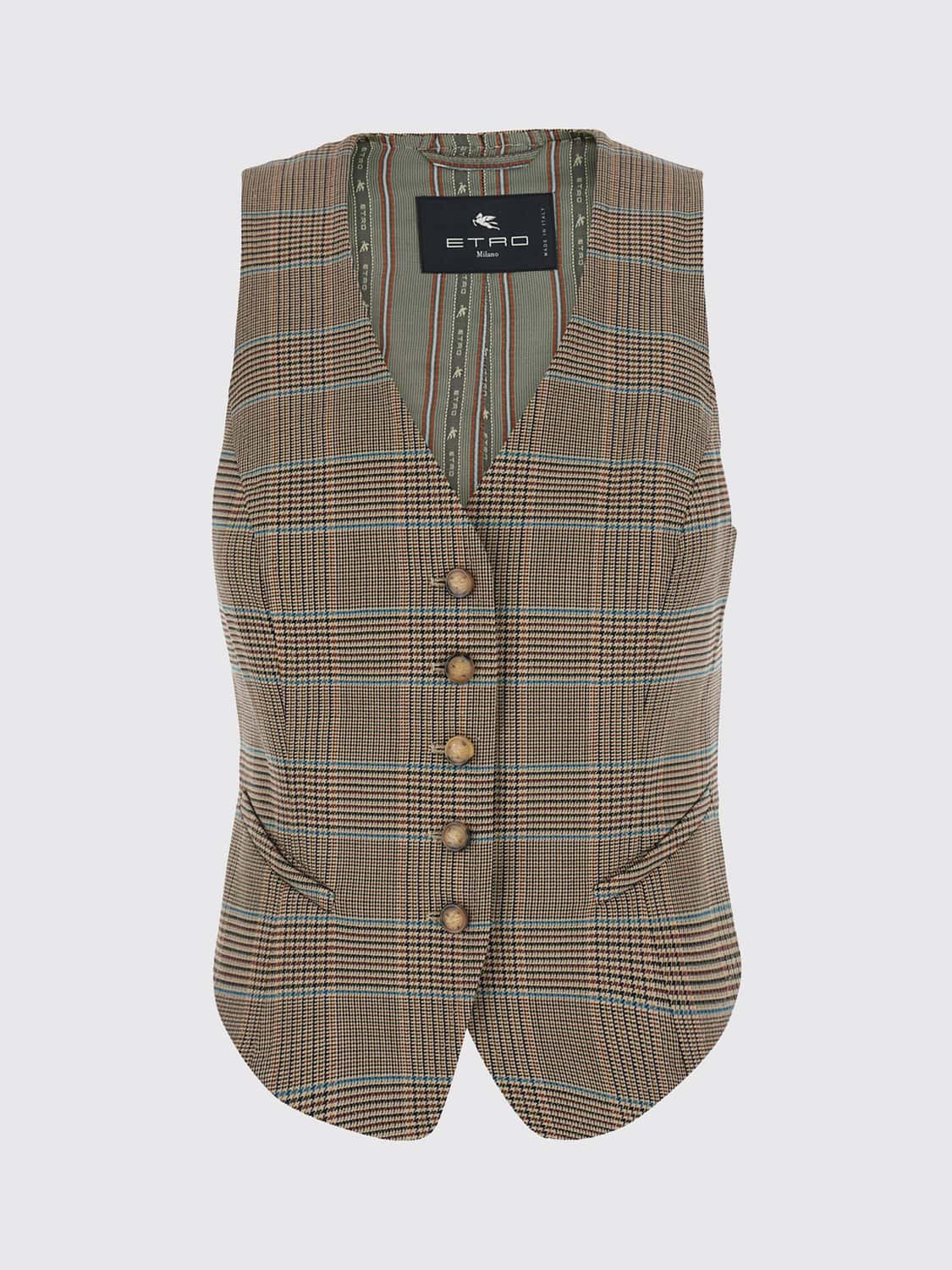 ETRO GILET: Giacca donna Etro, Beige - Img 1