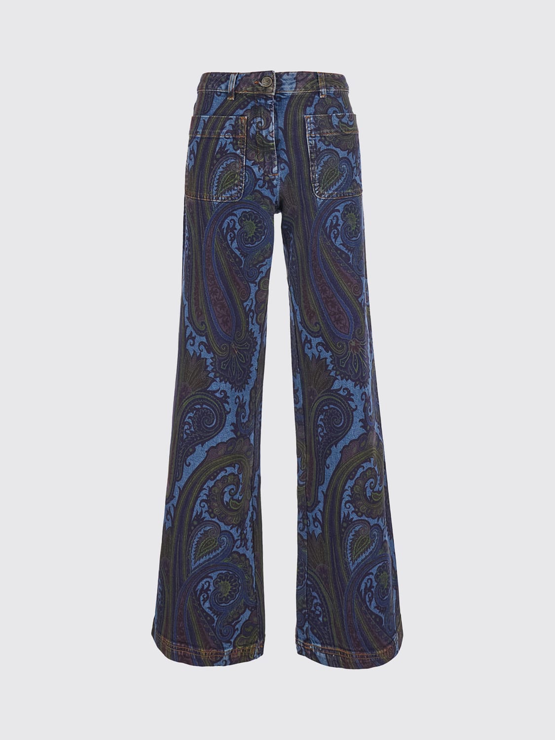 ETRO HOSE: Hose damen Etro, Blau - Img 2