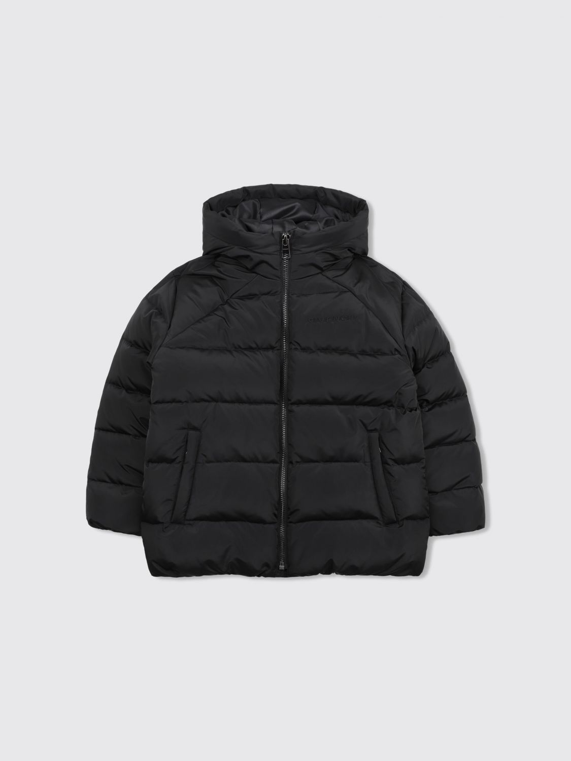GIVENCHY COAT: Coat kids Givenchy, Black - Img 1