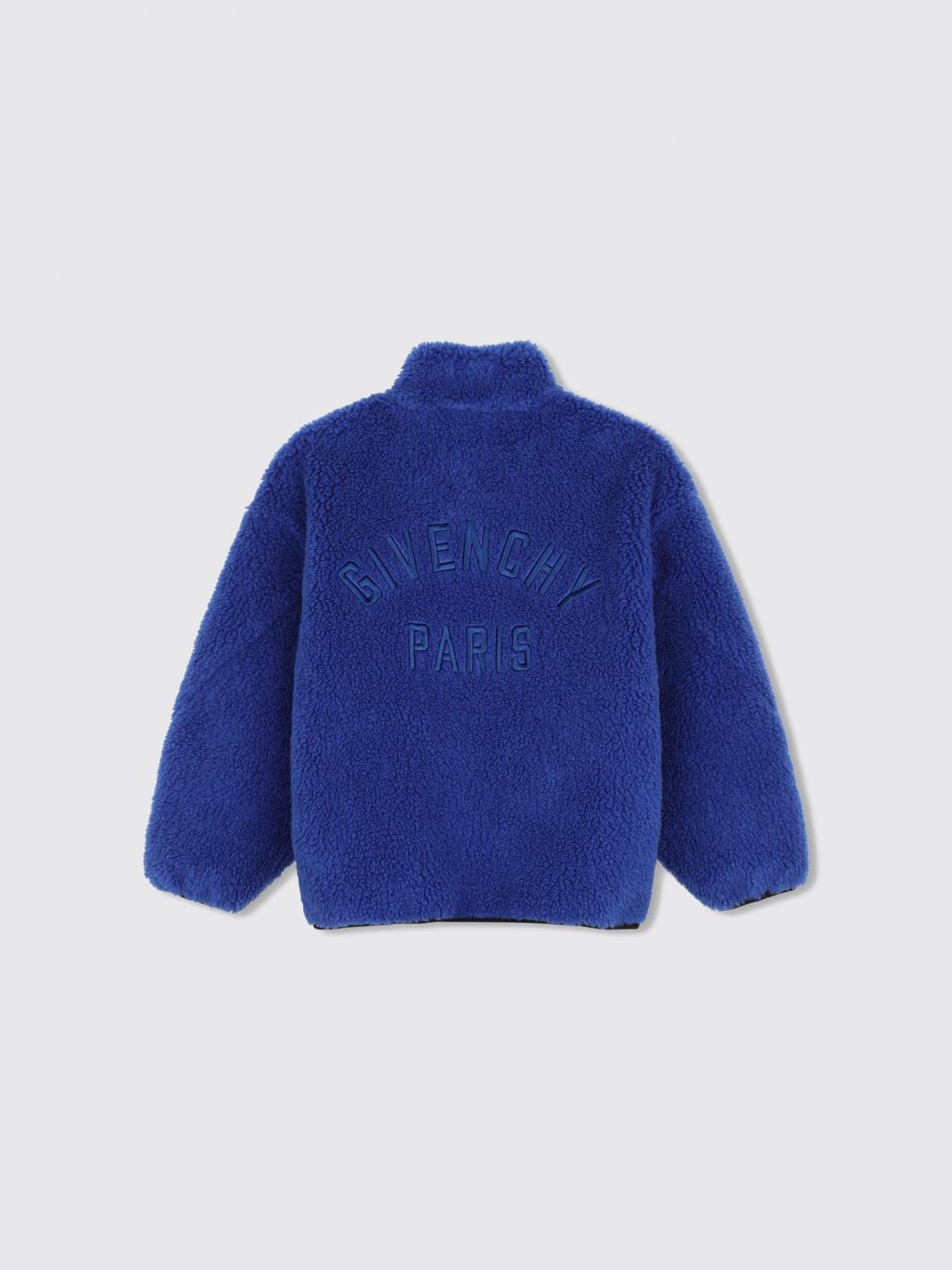 GIVENCHY COAT: Coat kids Givenchy, Blue - Img 2