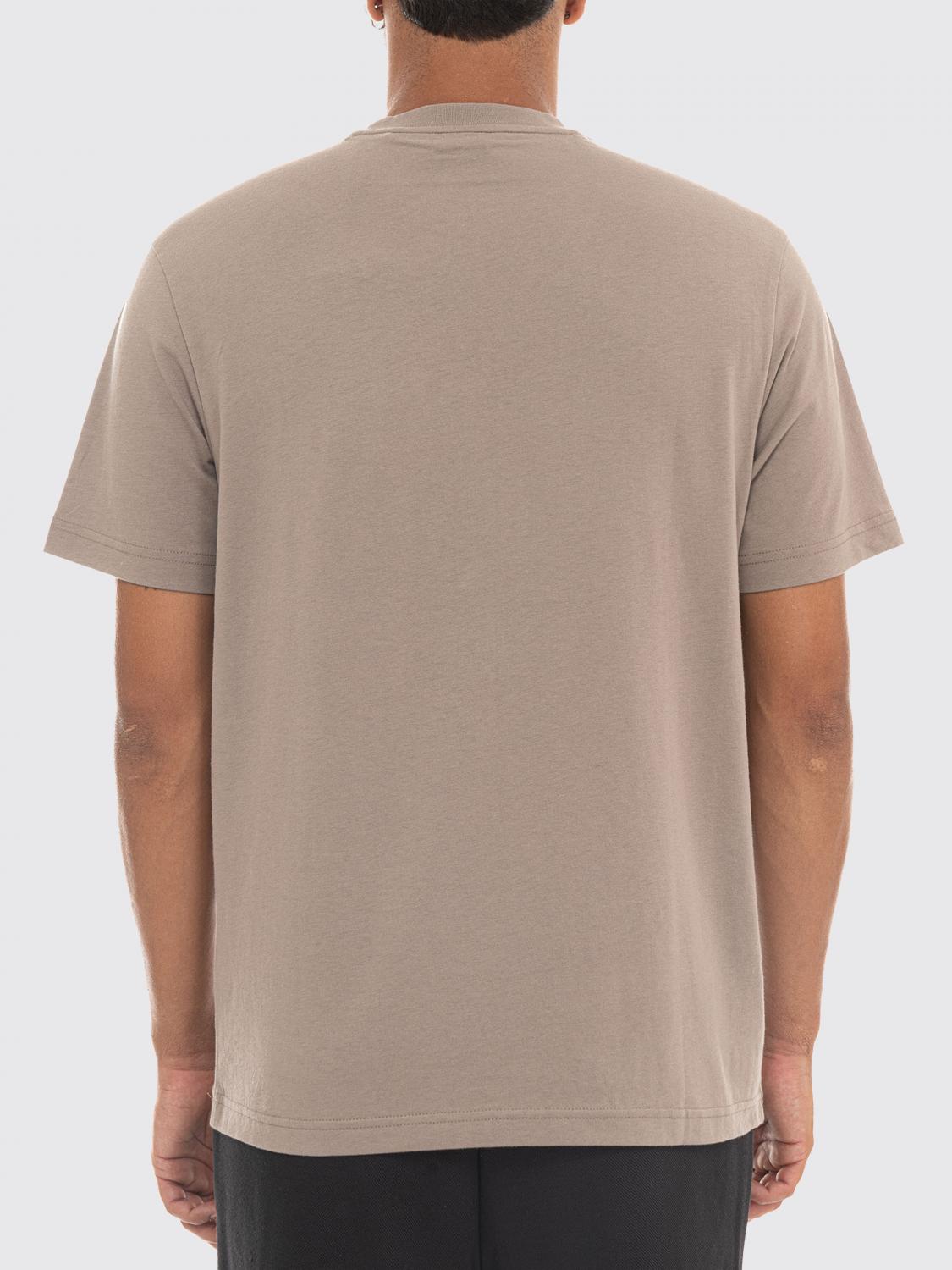 BOSS T-SHIRT: T-shirt girocollo BOSS in cotone con logo tono su tono, Fango - Img 2
