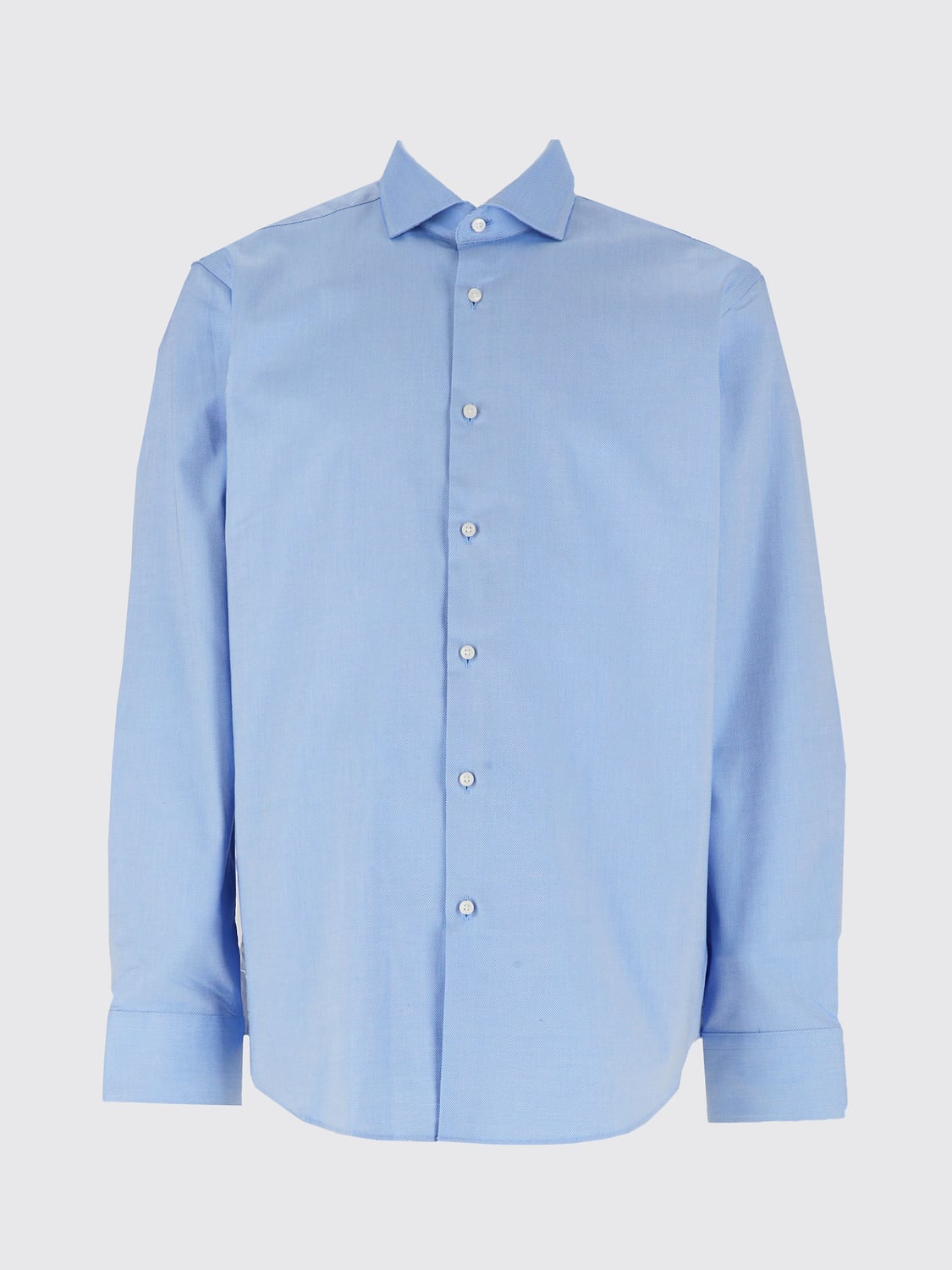 BOSS HEMD: Slim-Fit Hemd von BOSS aus Baumwollpopeline mit Haifischkragen, Blau - Img 2
