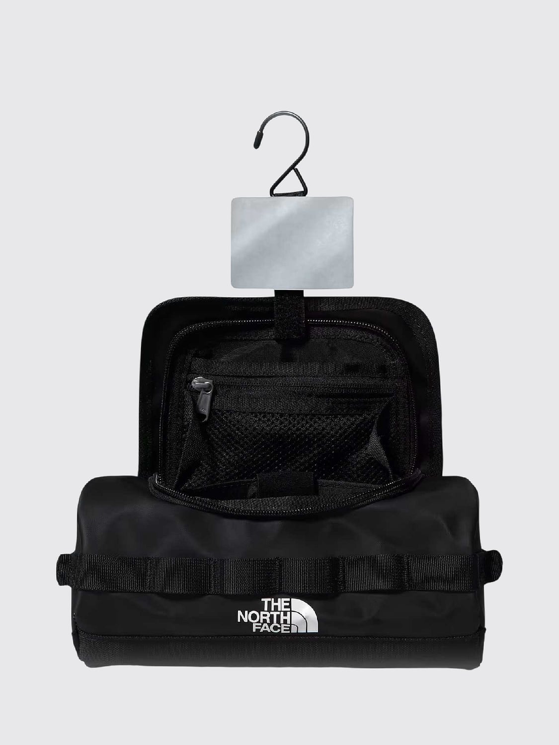 THE NORTH FACE ACCESSORI BEAUTY: Beauty case da viaggio Base Camp The North Face in poliestere riciclato idrorepellente, Nero - Img 2