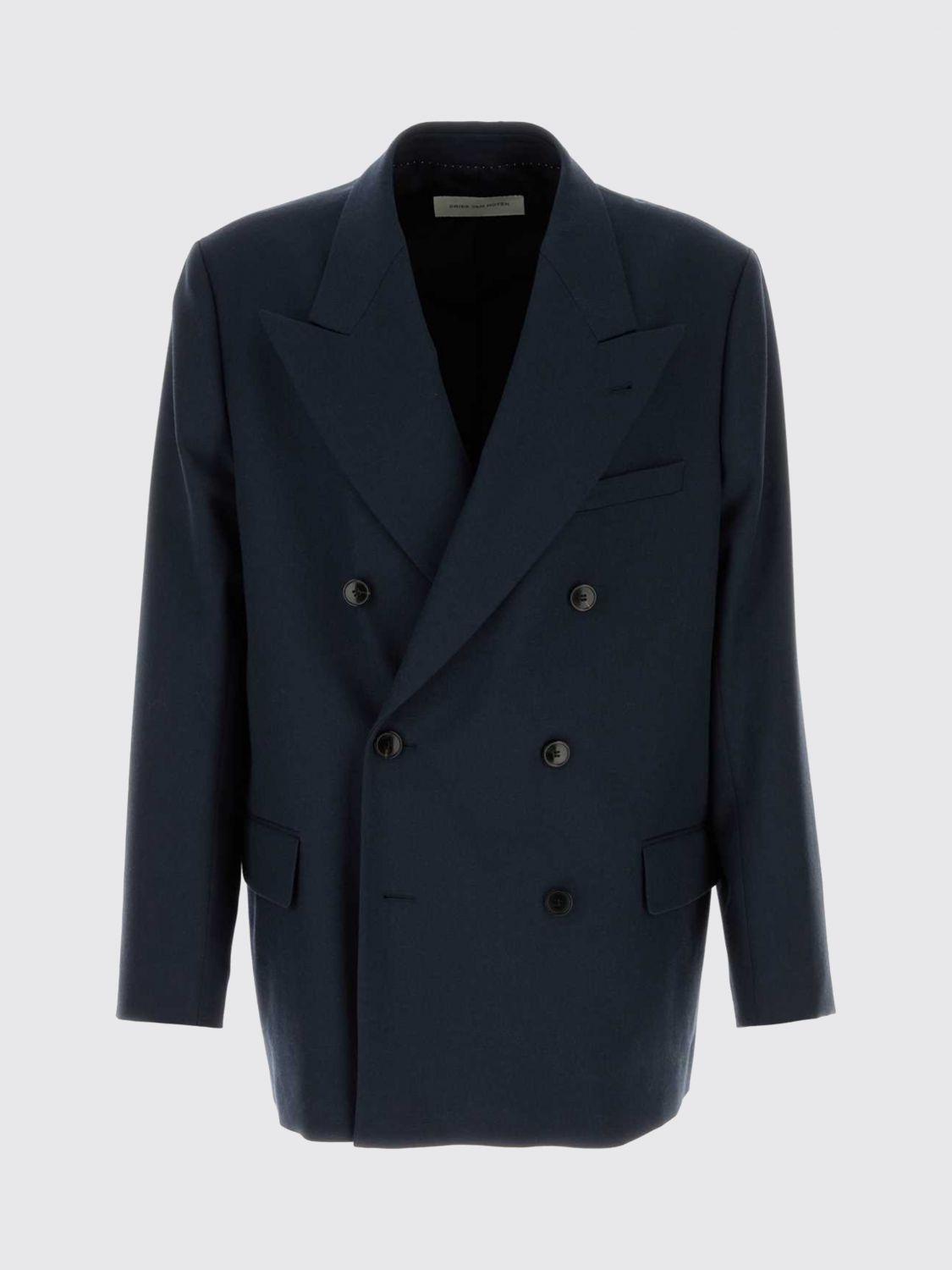 DRIES VAN NOTEN JACKET: Jacket men Dries Van Noten, Navy - Img 2