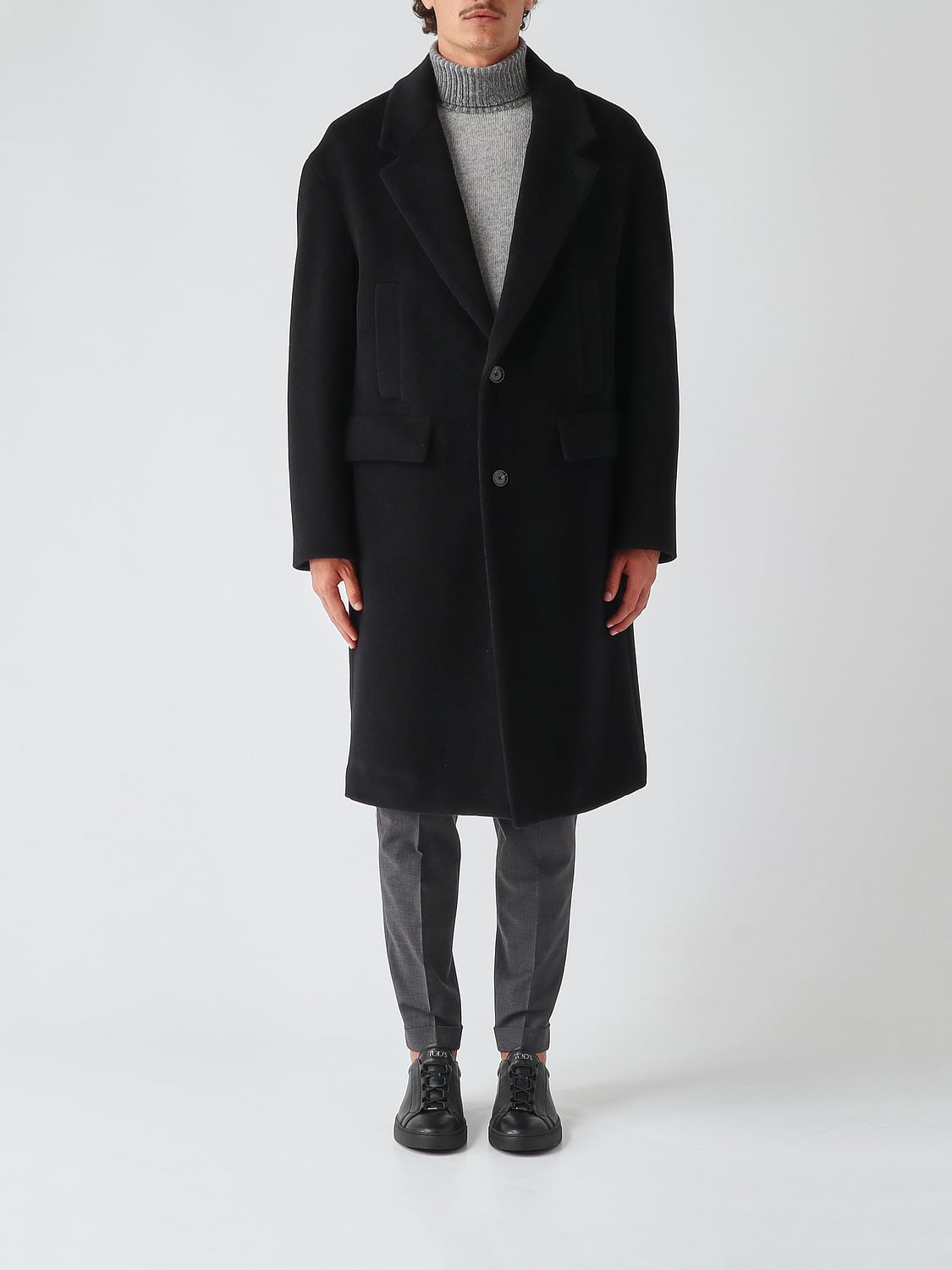 LARDINI MANTEL: Mantel herren Lardini, Schwarz - Img 1