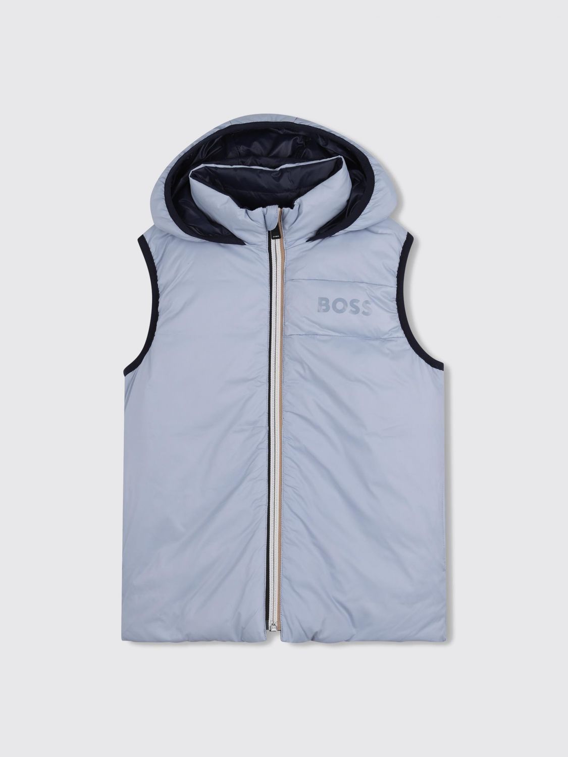 BOSS COAT: Coat kids Boss, Gnawed Blue - Img 1