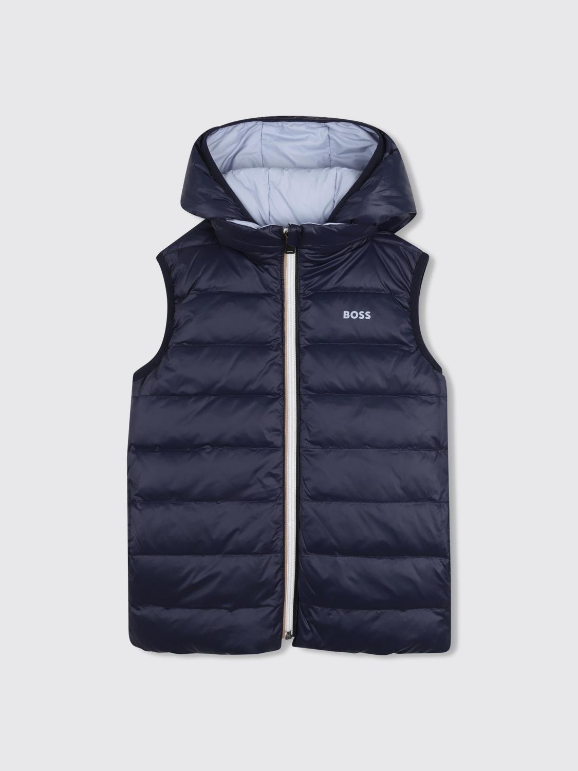 BOSS COAT: Coat kids Boss, Gnawed Blue - Img 3