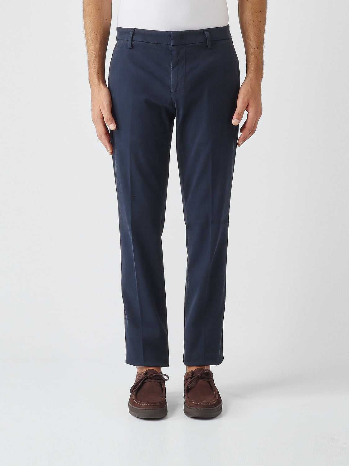 DONDUP PANTS: Pants men Dondup, Navy - Img 1