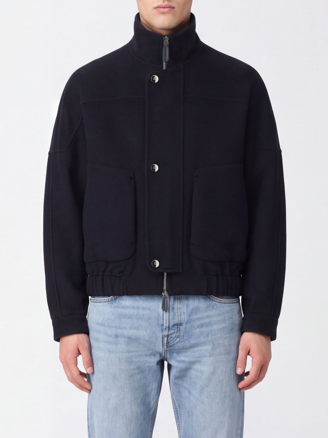 GIORGIO ARMANI JACKET: Jacket men Giorgio Armani, Blue - Img 1