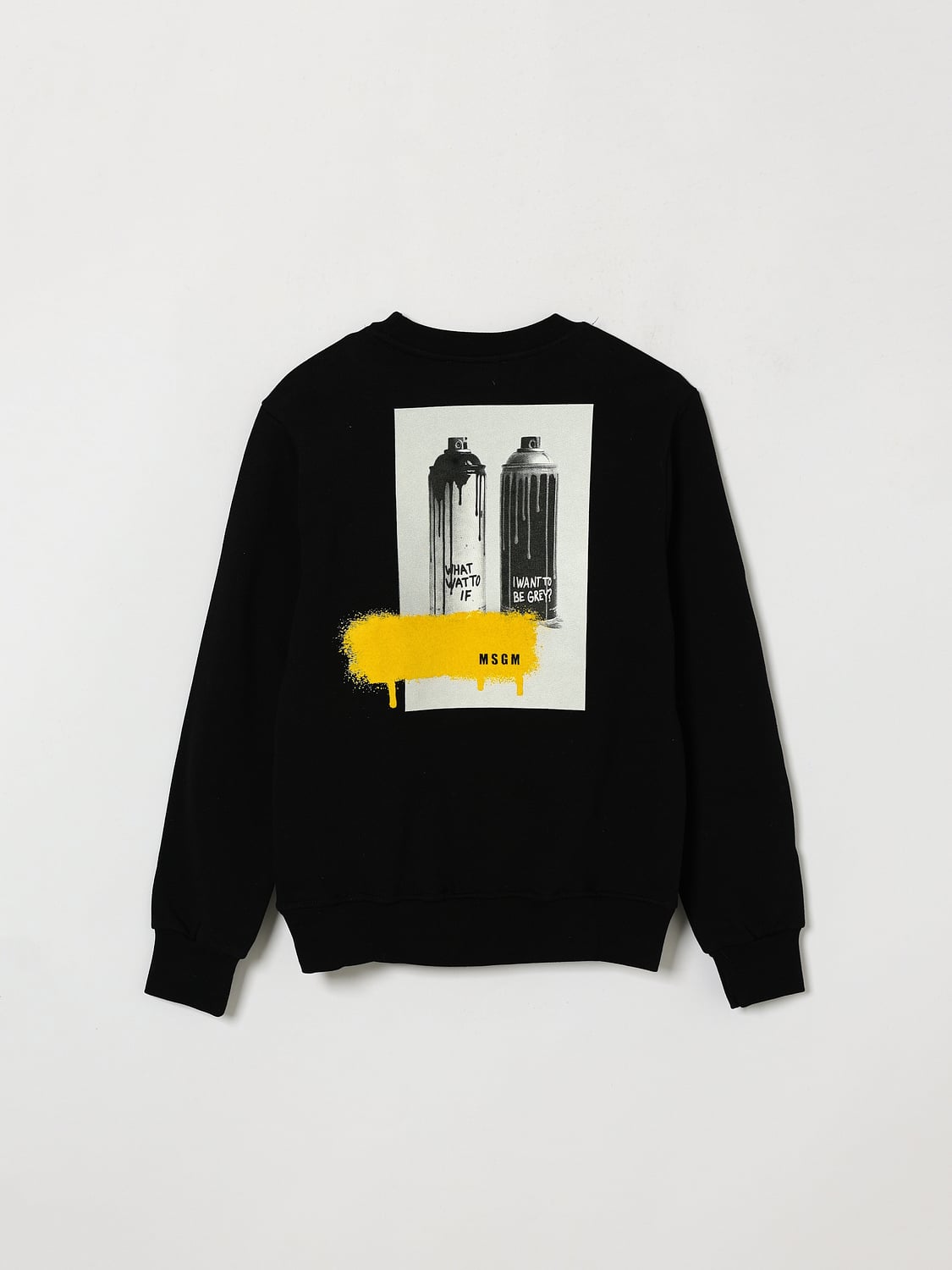 MSGM KIDS PULL: Pull enfant MSGM Kids, Noir - Img 2