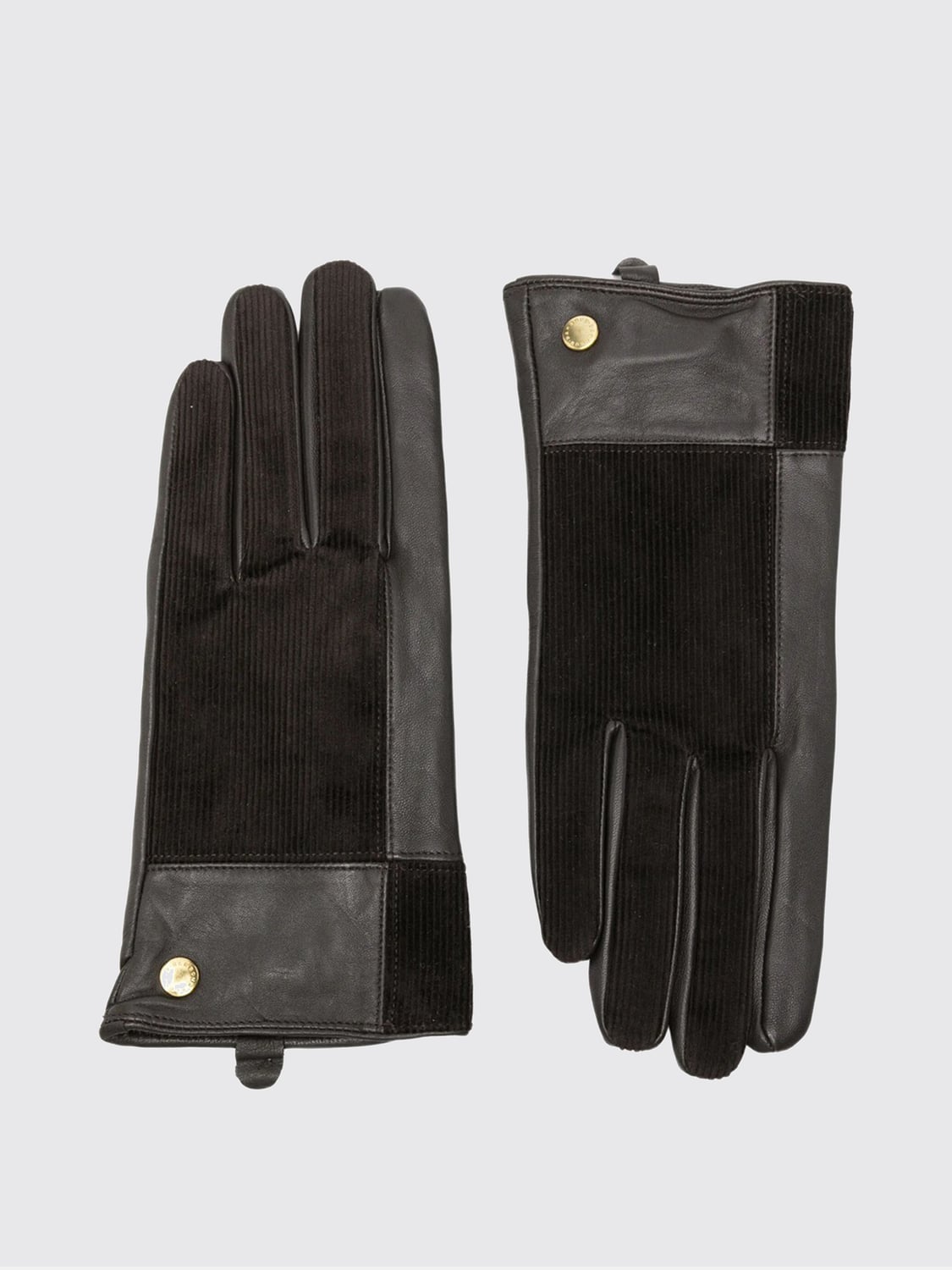 BARBOUR GLOVES: Gloves woman Barbour, Brown - Img 1