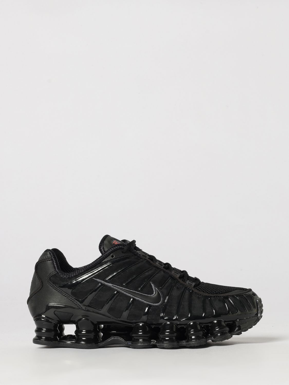 NIKE SNEAKERS: Nike Shox TL Mesh Trainers with Iconic Swoosh Logo and Cushioned Sole, Black - Img 1