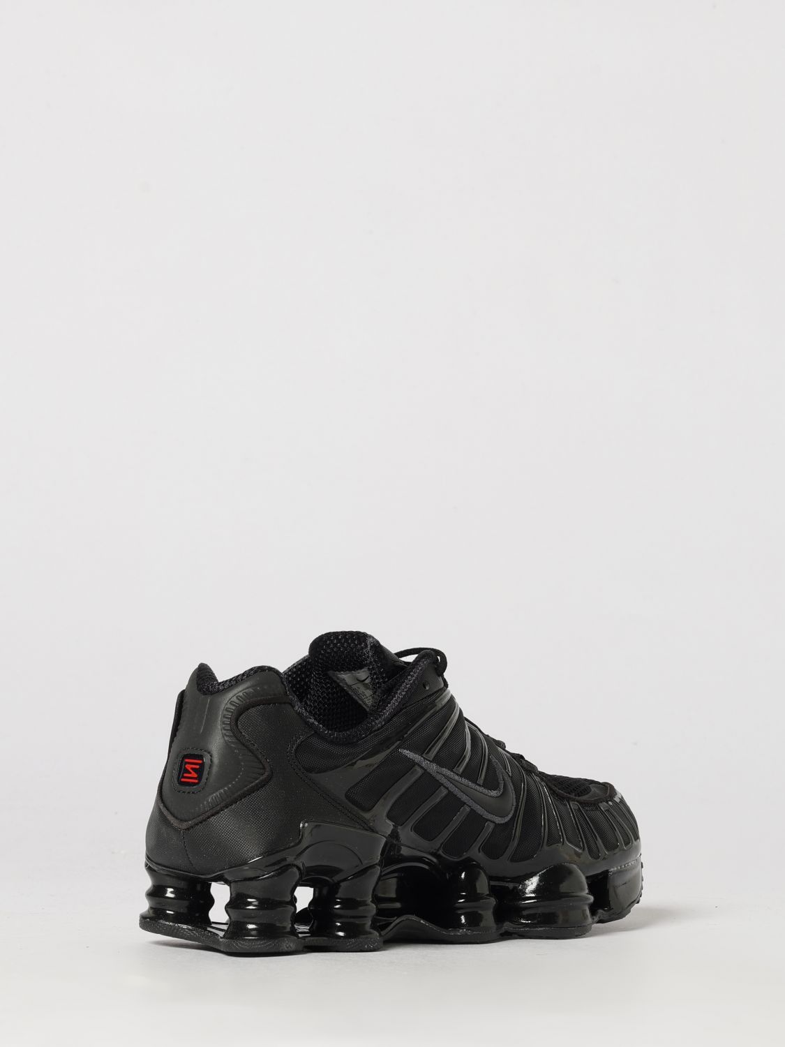 NIKE SNEAKERS: Nike Shox TL Mesh Trainers with Iconic Swoosh Logo and Cushioned Sole, Black - Img 3