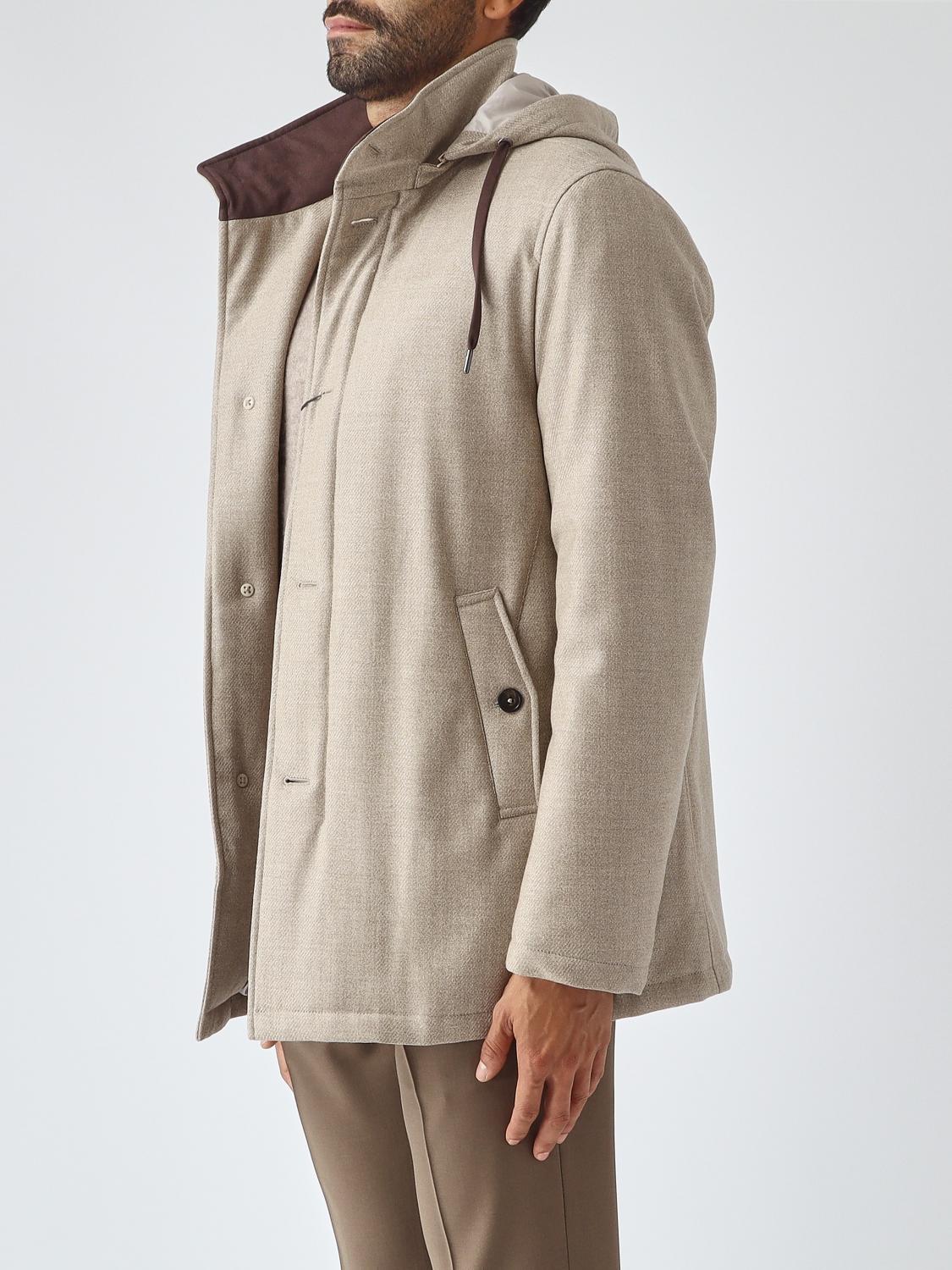 HERNO COAT: Coat men Herno, Ivory - Img 3
