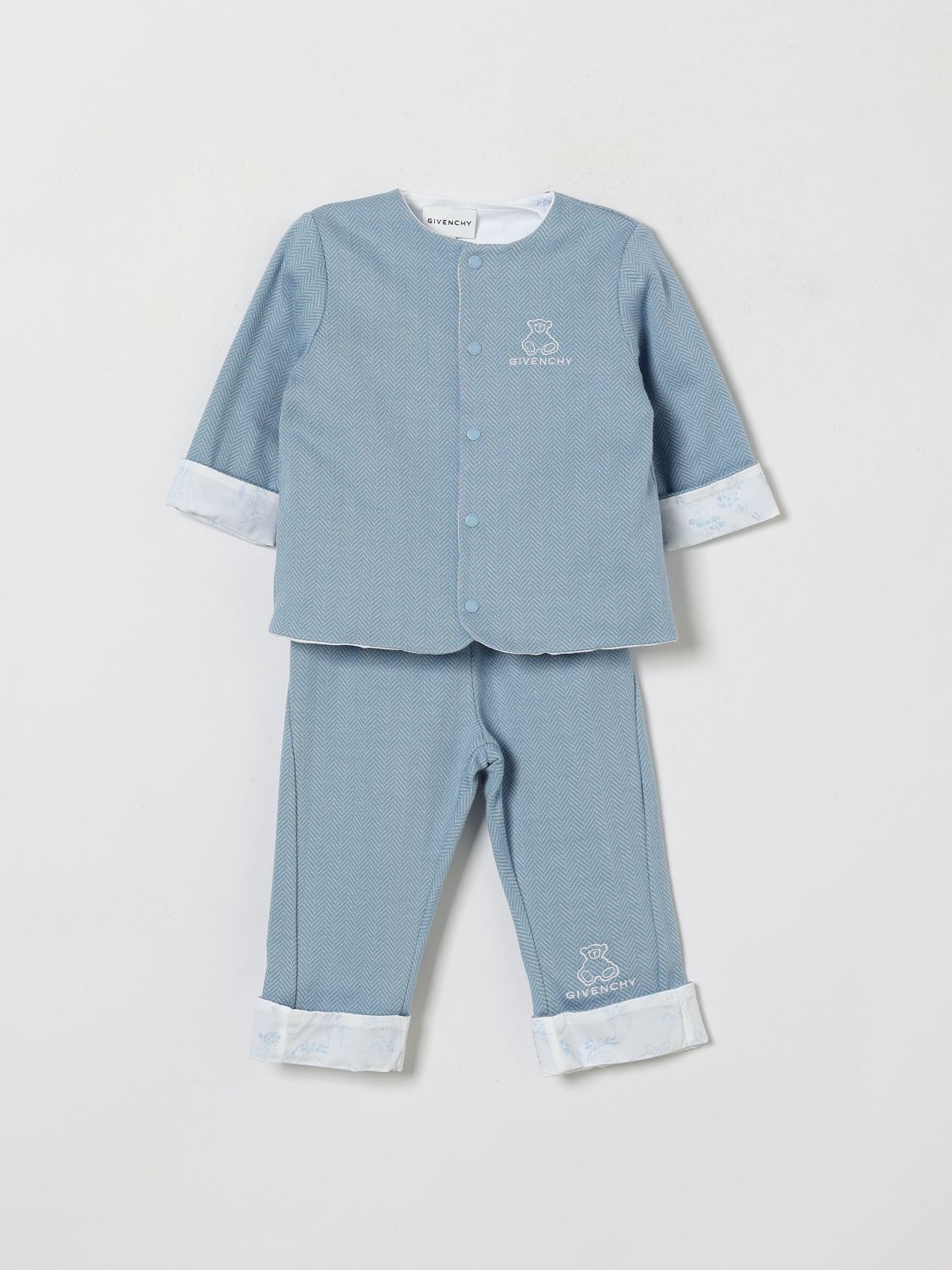 GIVENCHY TRACKSUIT: Tracksuit kids Givenchy, Sky - Img 1