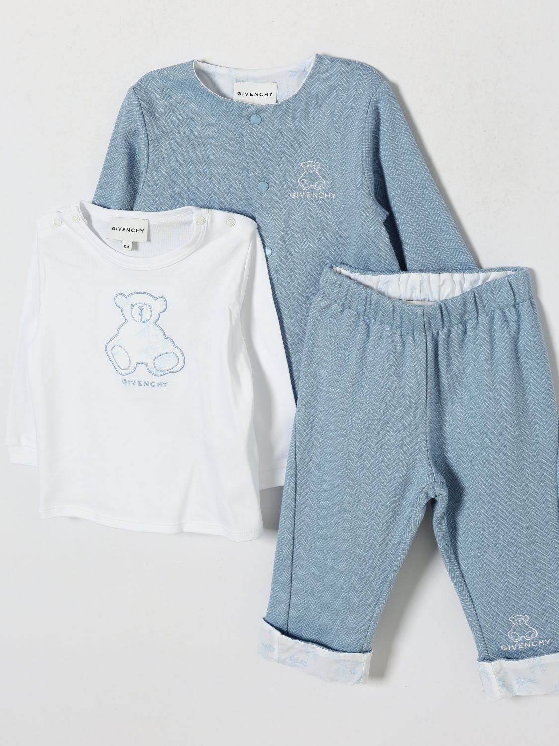 GIVENCHY TRACKSUIT: Tracksuit kids Givenchy, Sky - Img 3