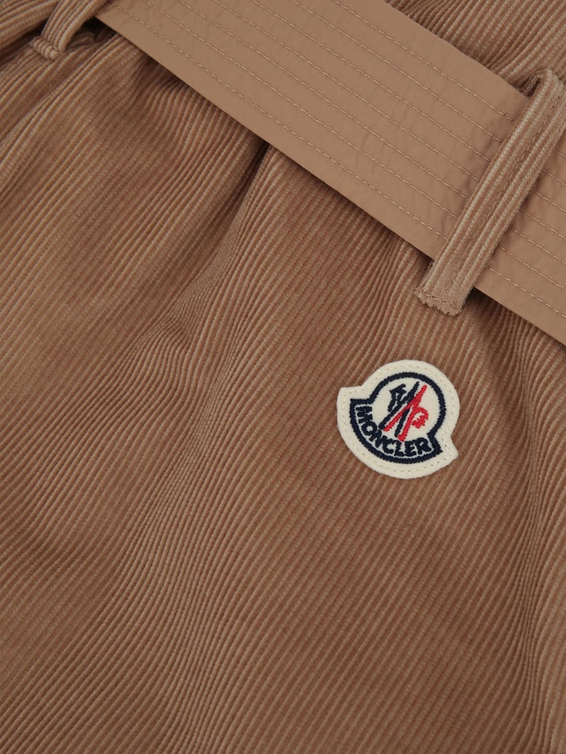 MONCLER SHORTS: Shorts kids Moncler, Beige - Img 3