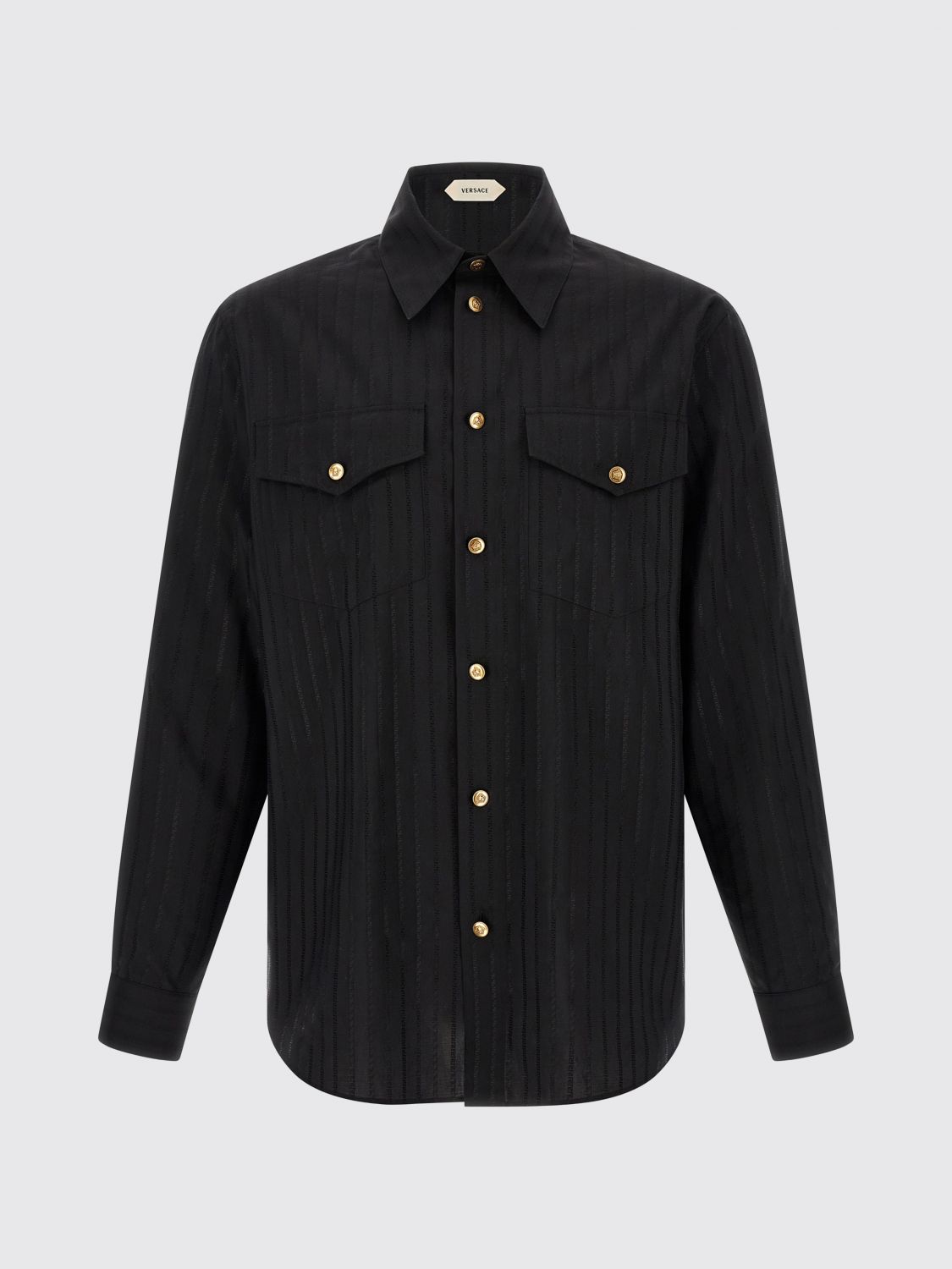 VERSACE HEMD: Hemd herren Versace, Schwarz - Img 2