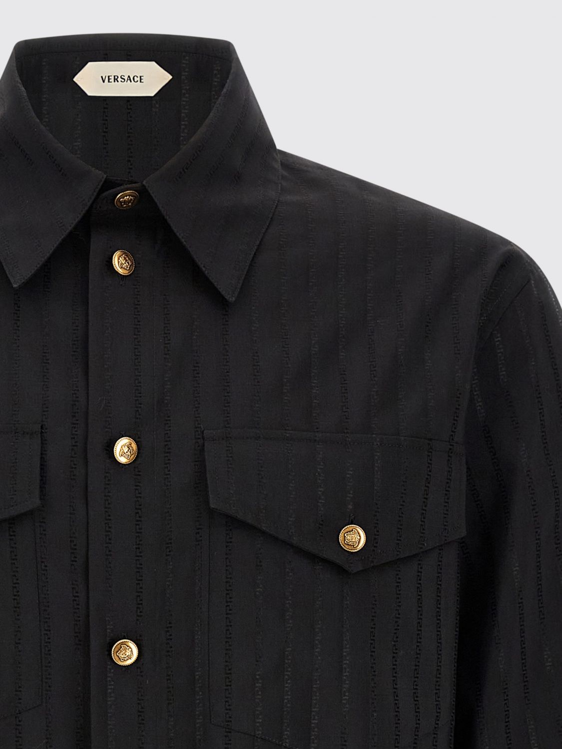 VERSACE HEMD: Hemd herren Versace, Schwarz - Img 4