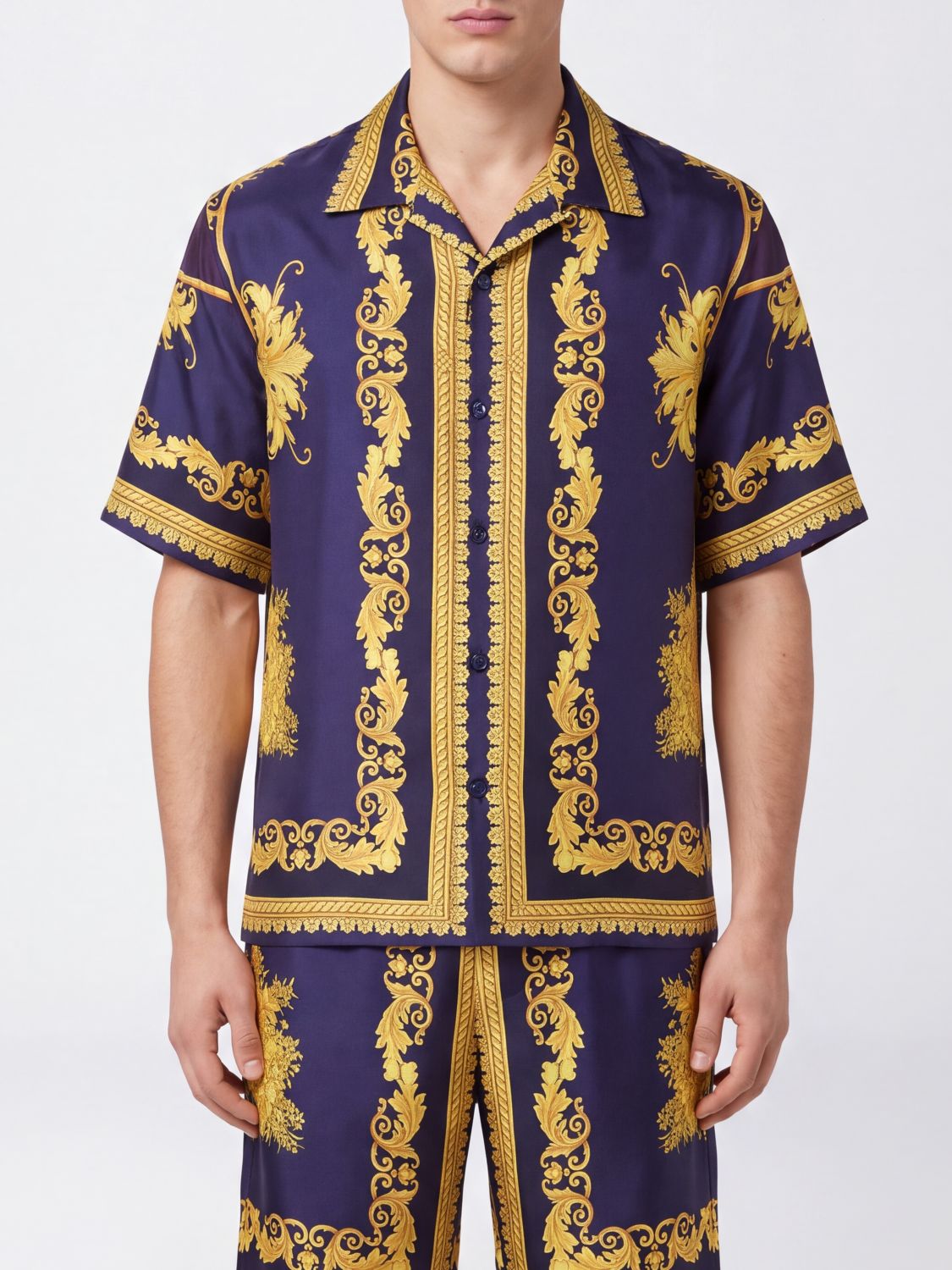 VERSACE PULLOVER: Pullover herren Versace, Navy - Img 1