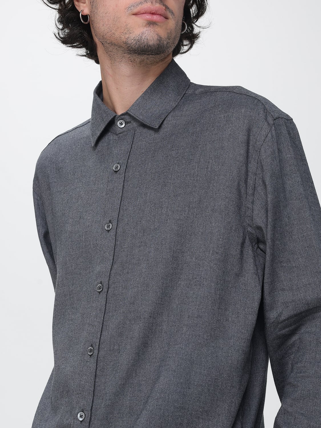 CANALI HEMD: Hemd herren Canali, Grau - Img 3