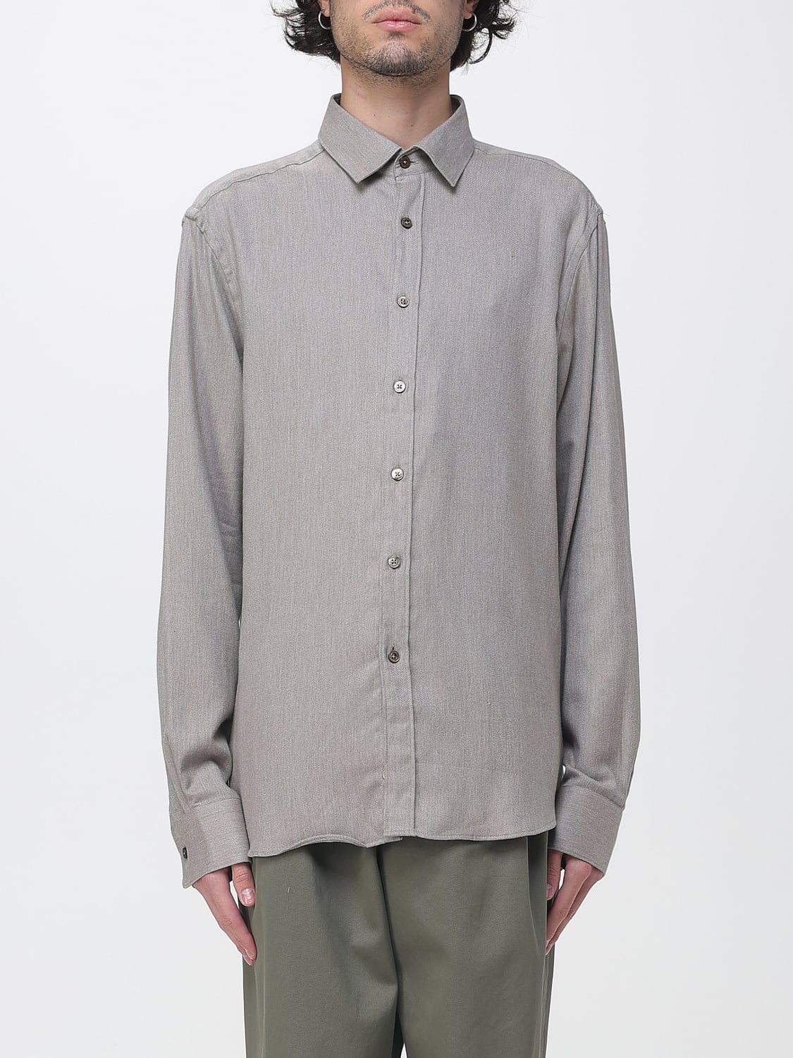 CANALI HEMD: Hemd herren Canali, Beige - Img 1