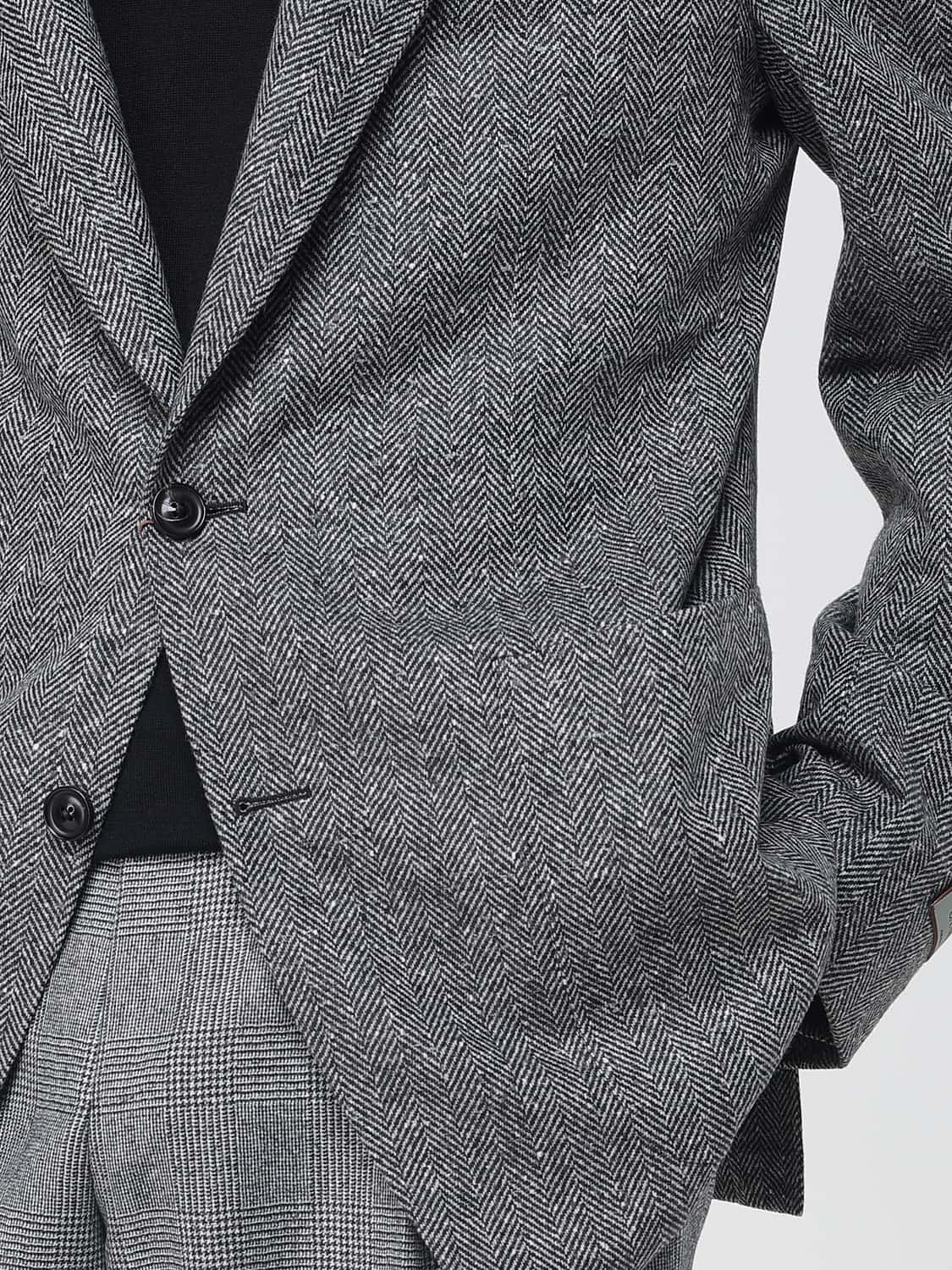 CANALI VESTE: Veste homme Canali, Gris - Img 4