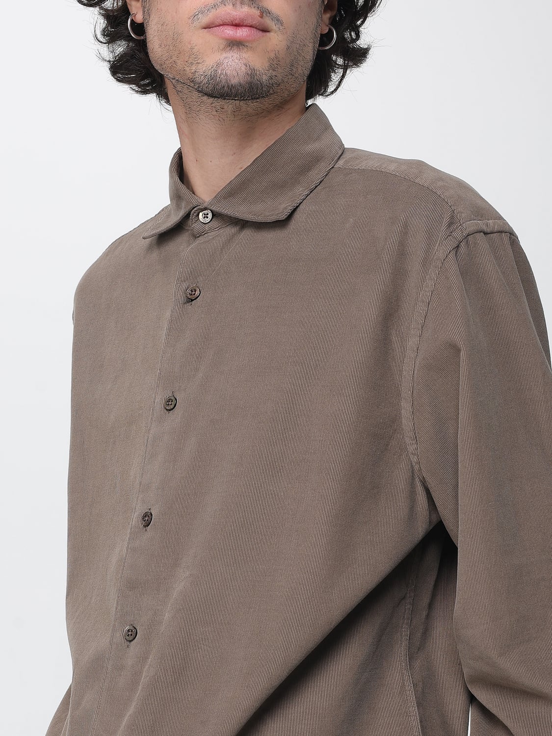 CANALI HEMD: Hemd herren Canali, Braun - Img 3