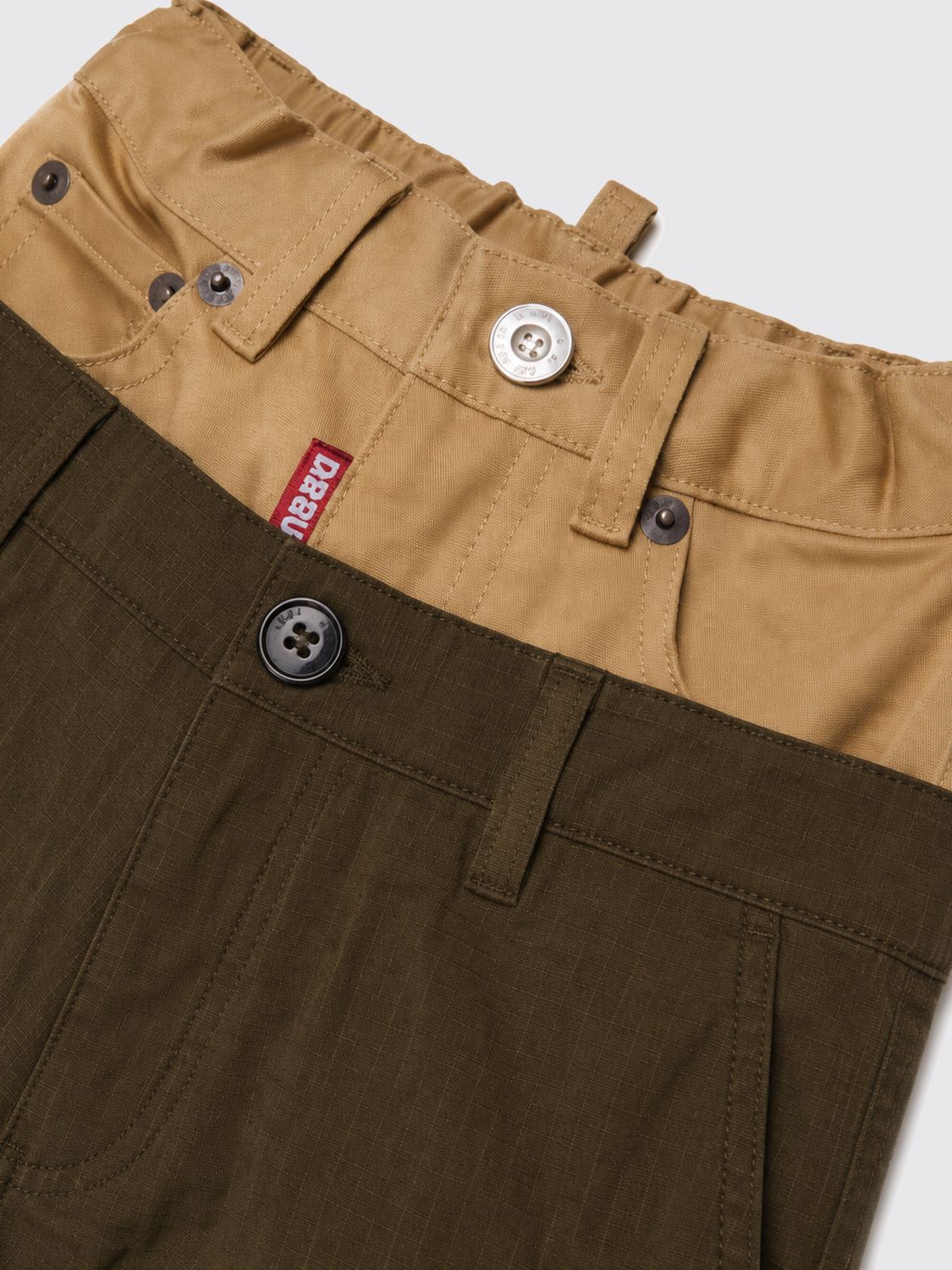 DSQUARED2 PANTS: Pants kids Dsquared2, Brown - Img 3