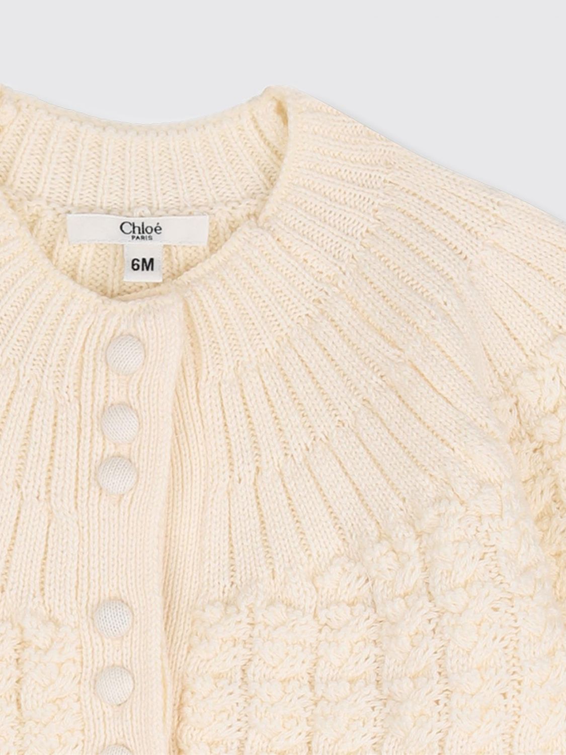 CHLOÉ СВИТЕР: Свитер Детское ChloÉ, Сливки - Img 3