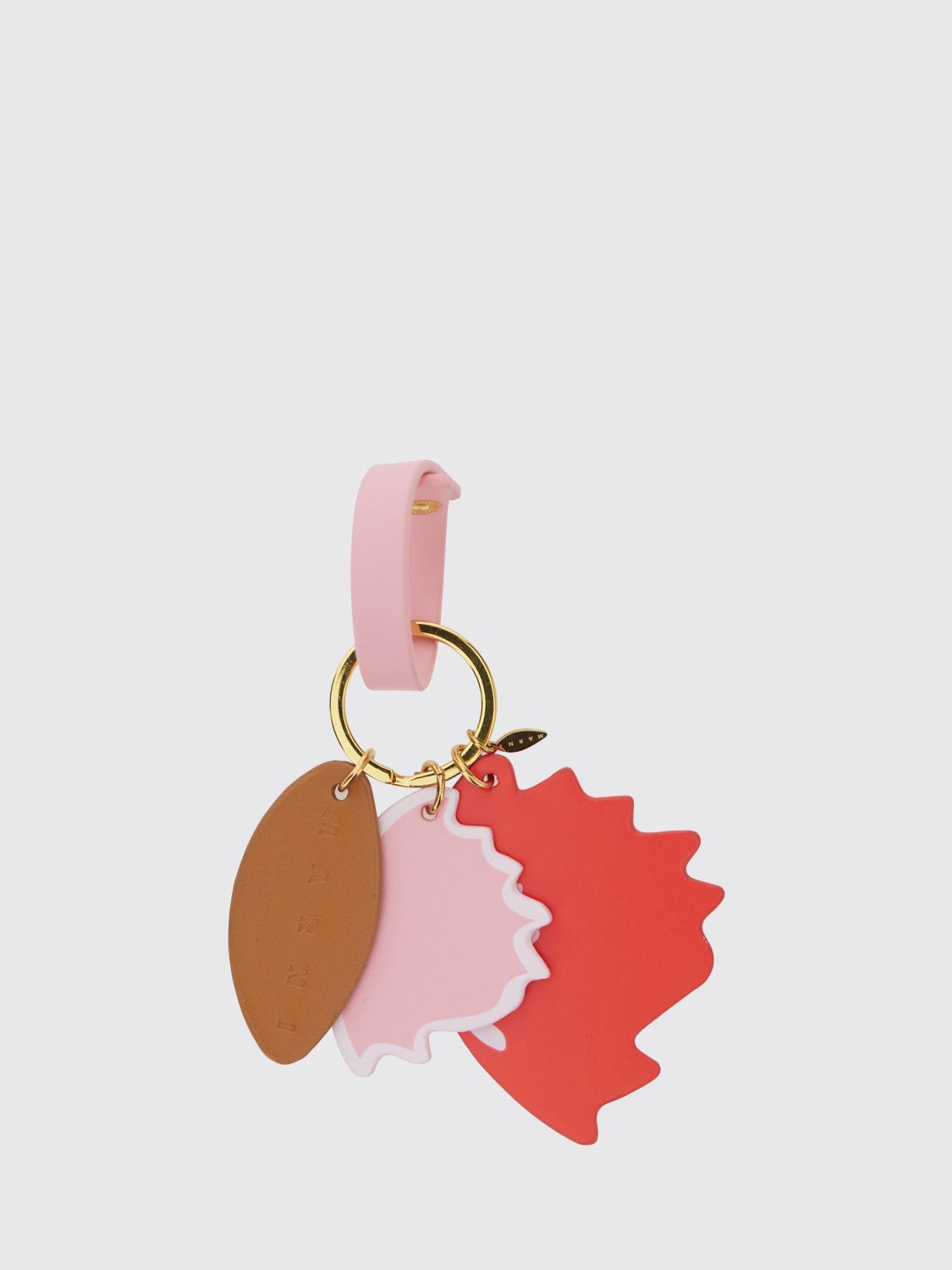 MARNI KEYCHAIN: Marni Kid's Bicolor Abstract Print Polyurethane Keychain, Multicolor - Img 1