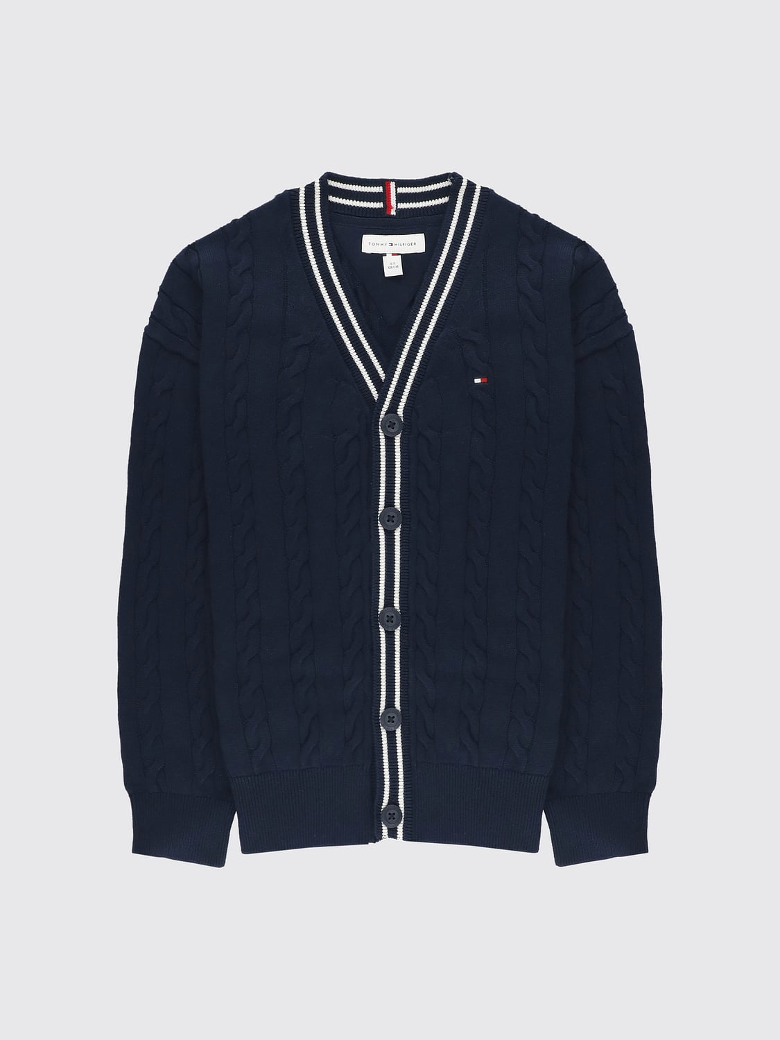 TOMMY HILFIGER PULLOVER: Pullover kinder Tommy Hilfiger, Navy - Img 1
