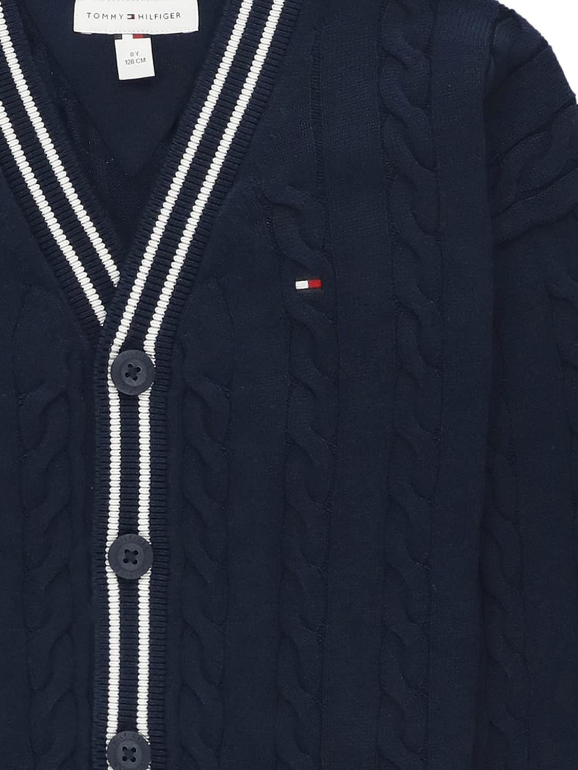 TOMMY HILFIGER PULLOVER: Pullover kinder Tommy Hilfiger, Navy - Img 3
